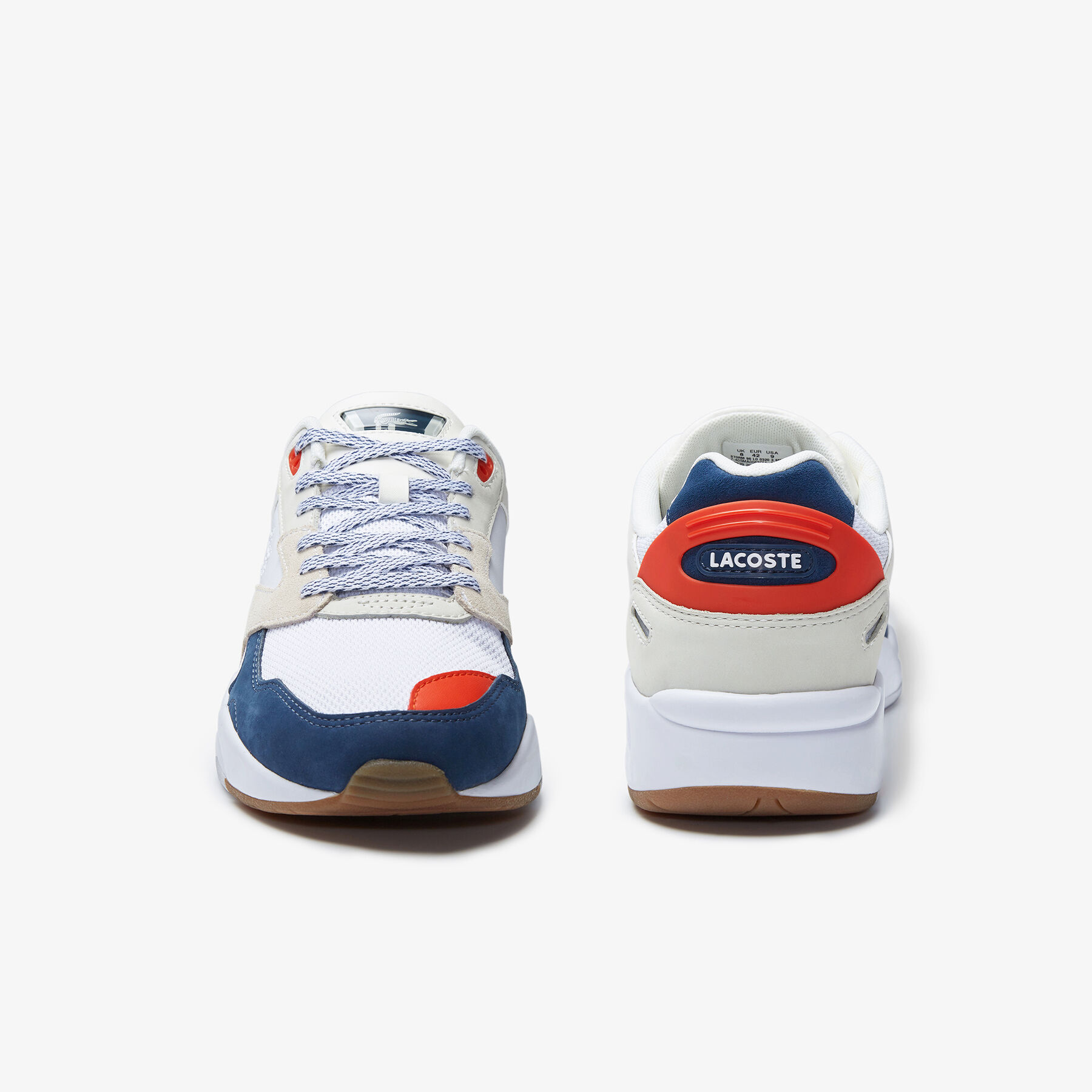 lacoste men s storm 96 textile trainers