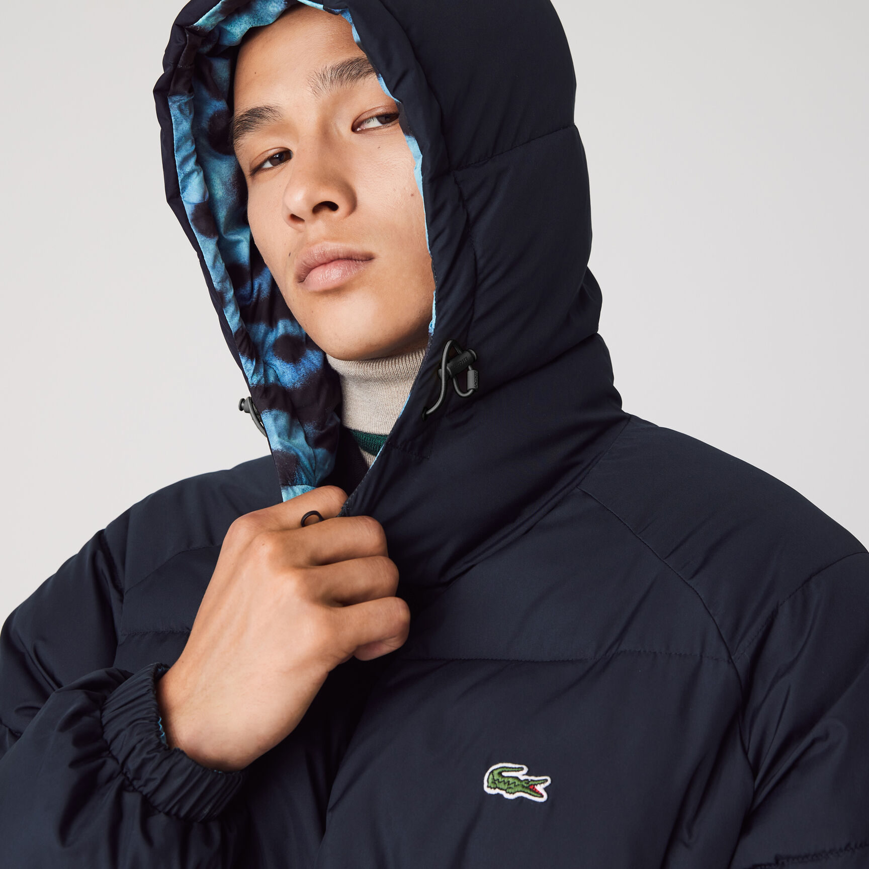 Men&rsquo;s Lacoste x National Geographic Reversible Quilted Zip Jacket