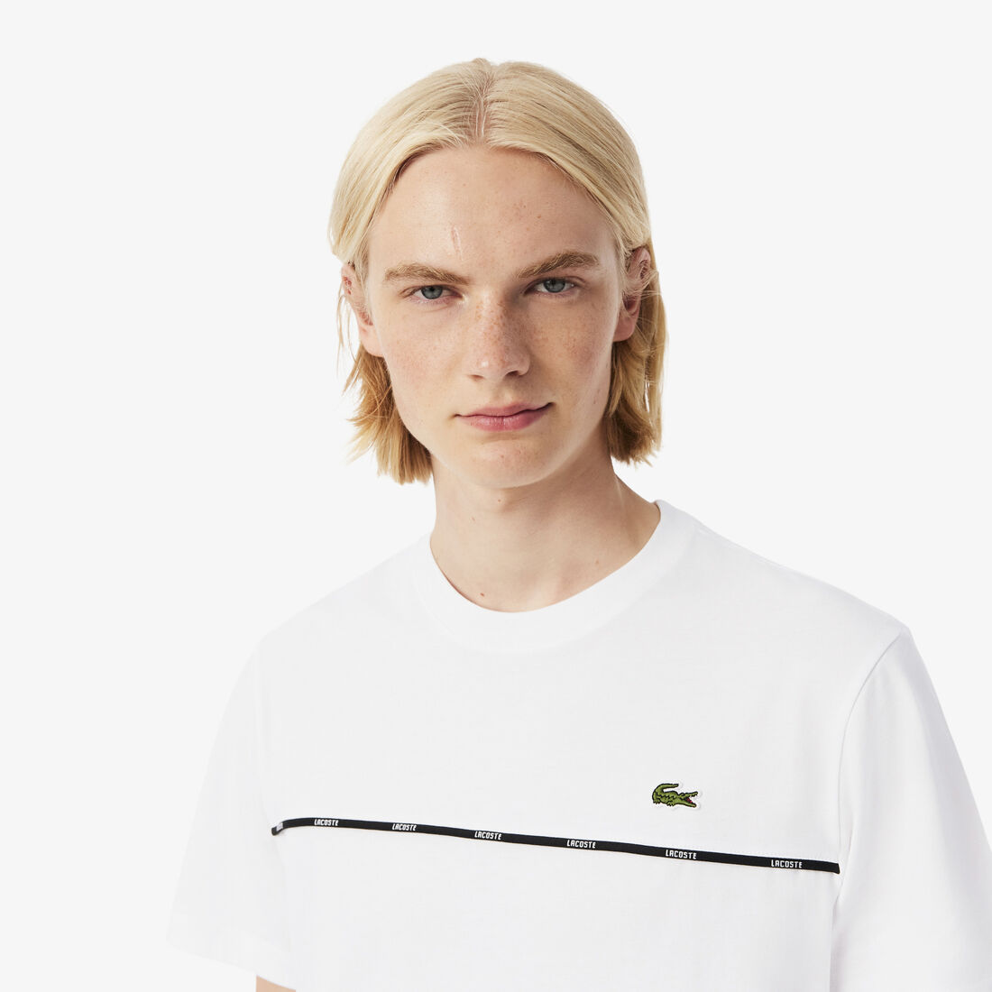 Lacoste Trim Cotton Jersey T-shirt Lacoste Trim Cotton Jersey T-shirt
