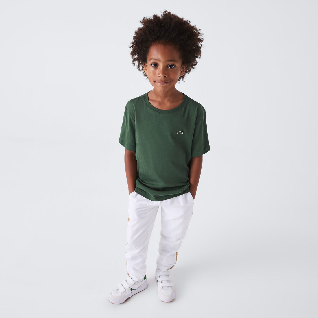 Kids' Crew Neck Cotton Jersey T-shirt Kids' Crew Neck Cotton Jersey T-shirt