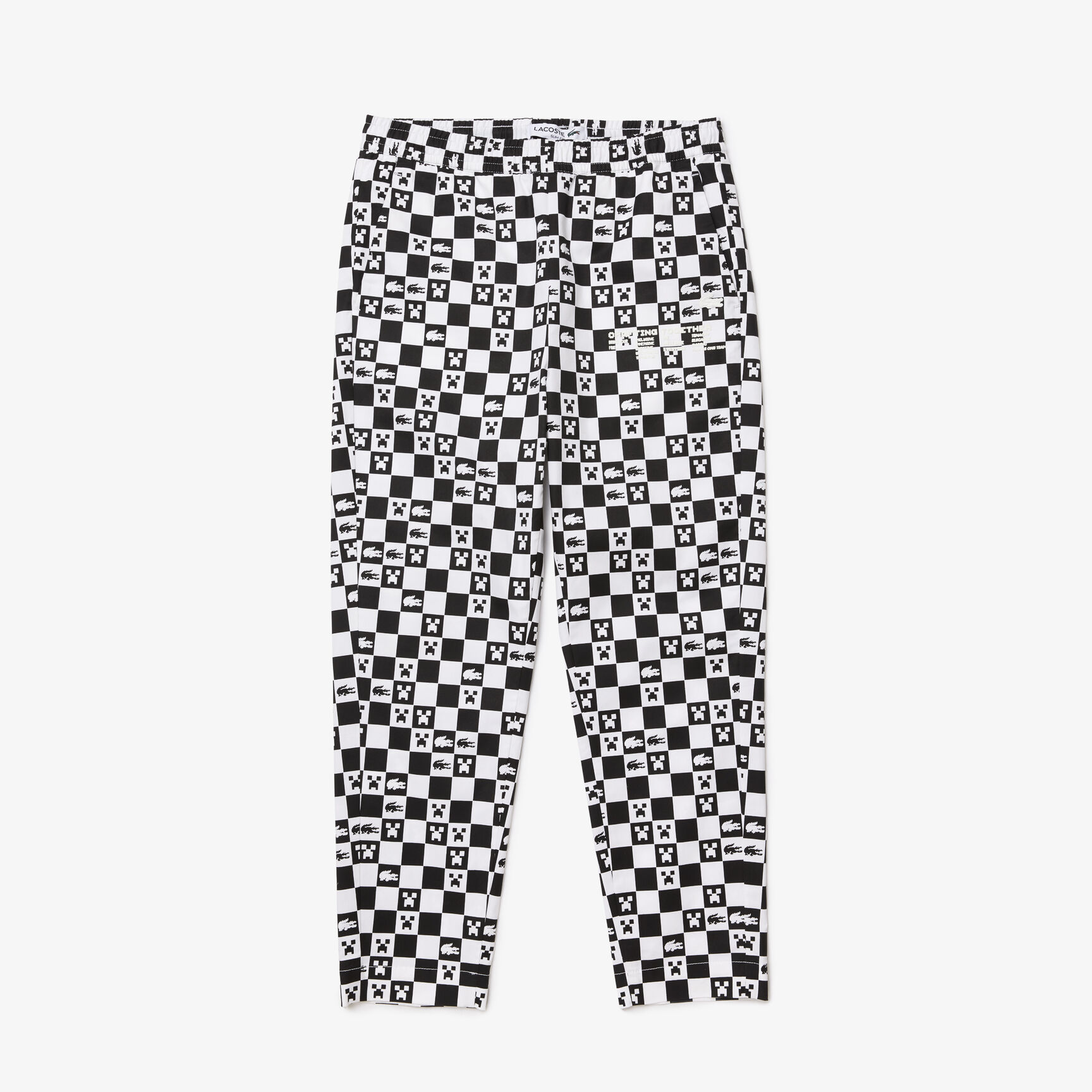بنطال رياضي قطن عضوي مطاطي للرجال مجموعة Lacoste x Minecraft بنطال رياضي قطن عضوي مطاطي للرجال مجموعة Lacoste x Minecraft