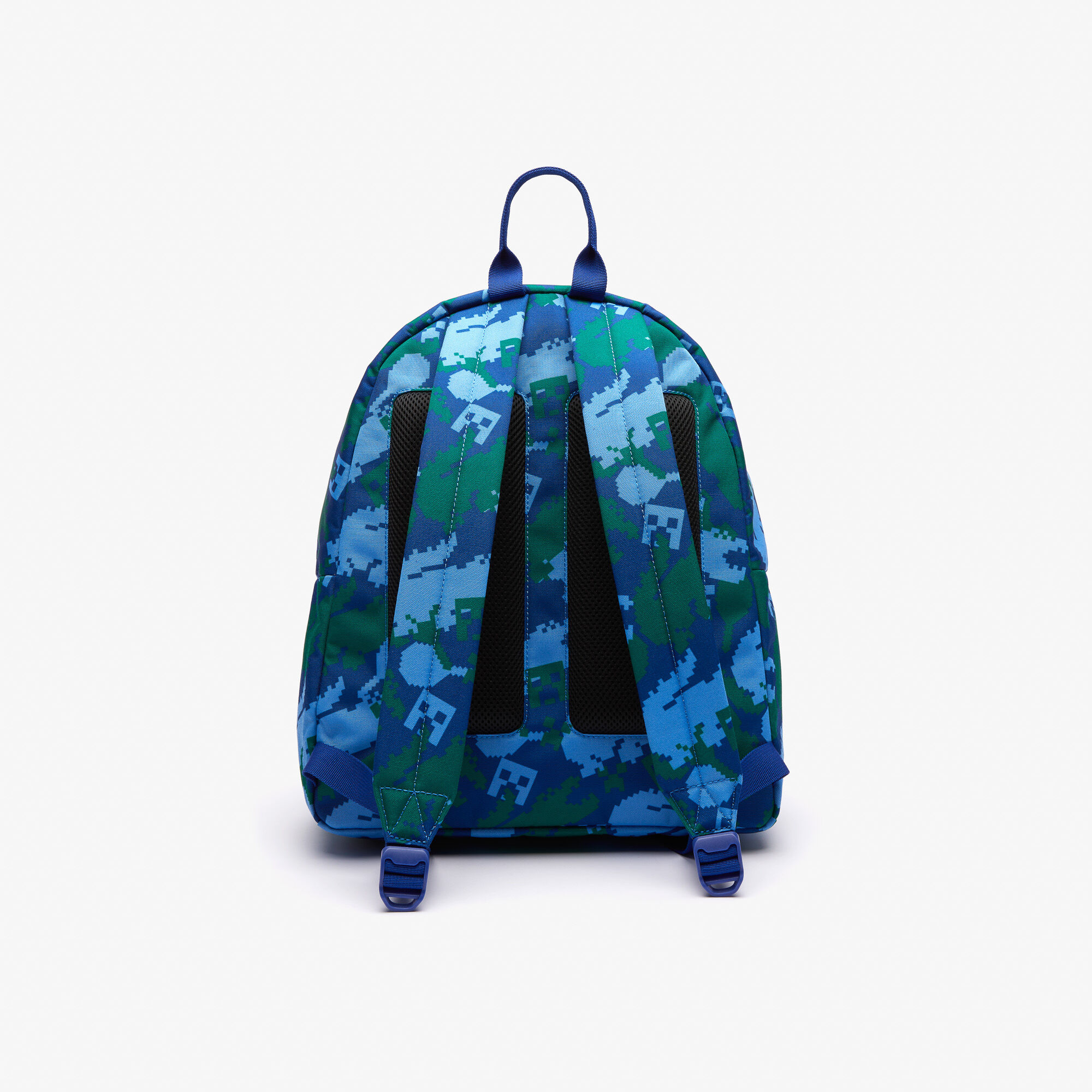 Unisex Lacoste x Minecraft Print Canvas Backpack, Multi Color