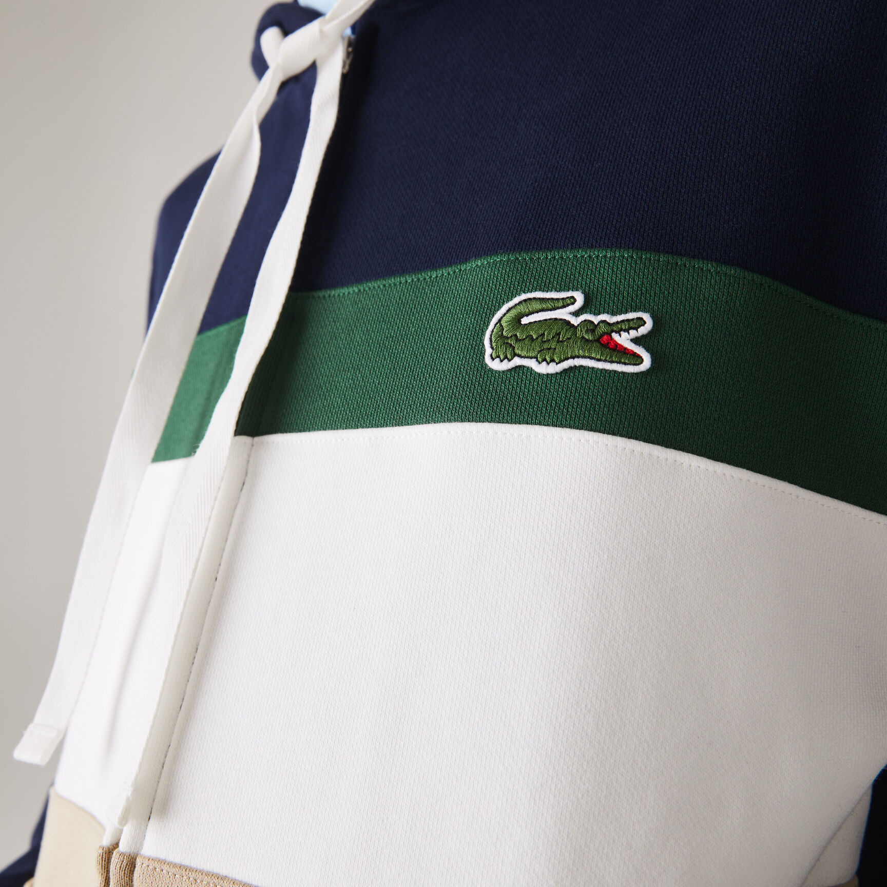 Men's Colourblock Fleece Zippered Hooded Sweatshirt Men's Colourblock Fleece Zippered Hooded Sweatshirt