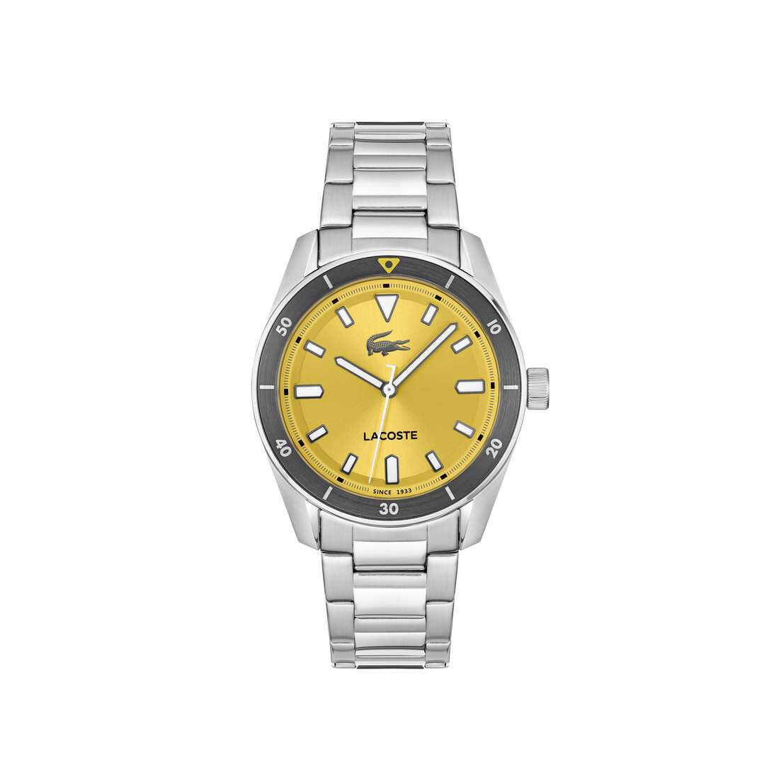 Men Stainless Steel 3 Hand Quartz Watch