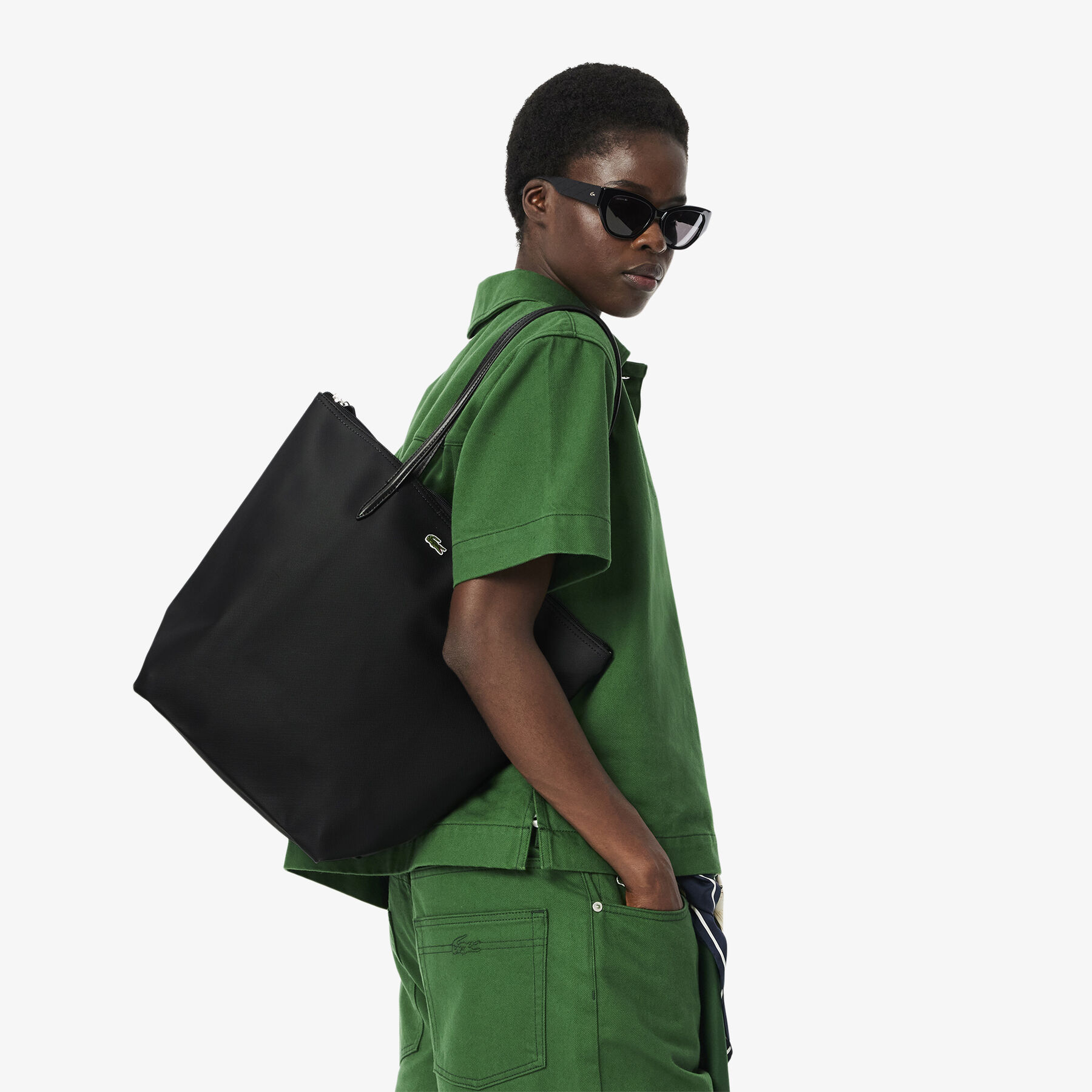 L.12.12 Concept Vertical Tote lacoste l 12 12 concept vertical tote