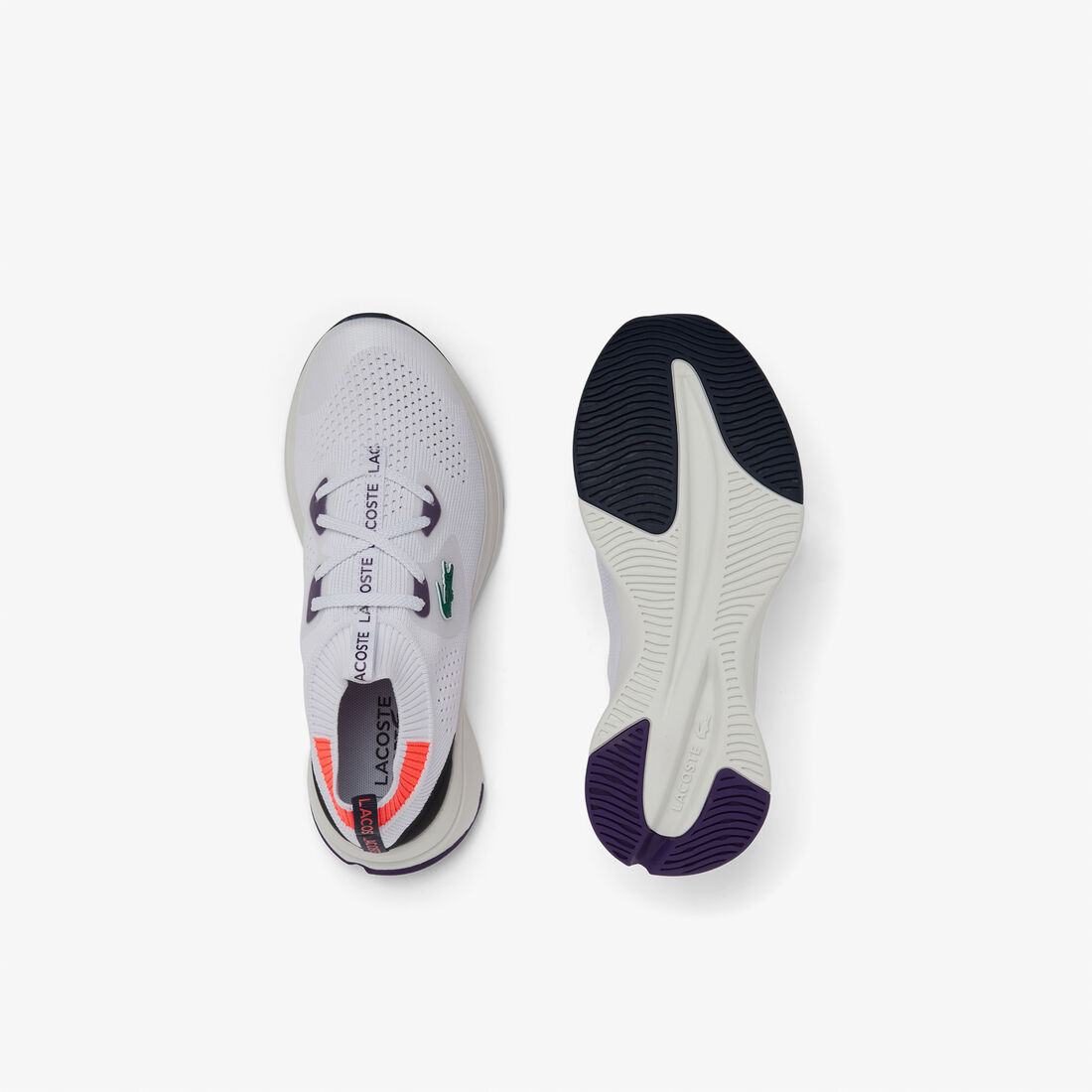 Women's Lacoste Run Spin Knit Textile Sneakers Women's Lacoste Run Spin Knit Textile Sneakers