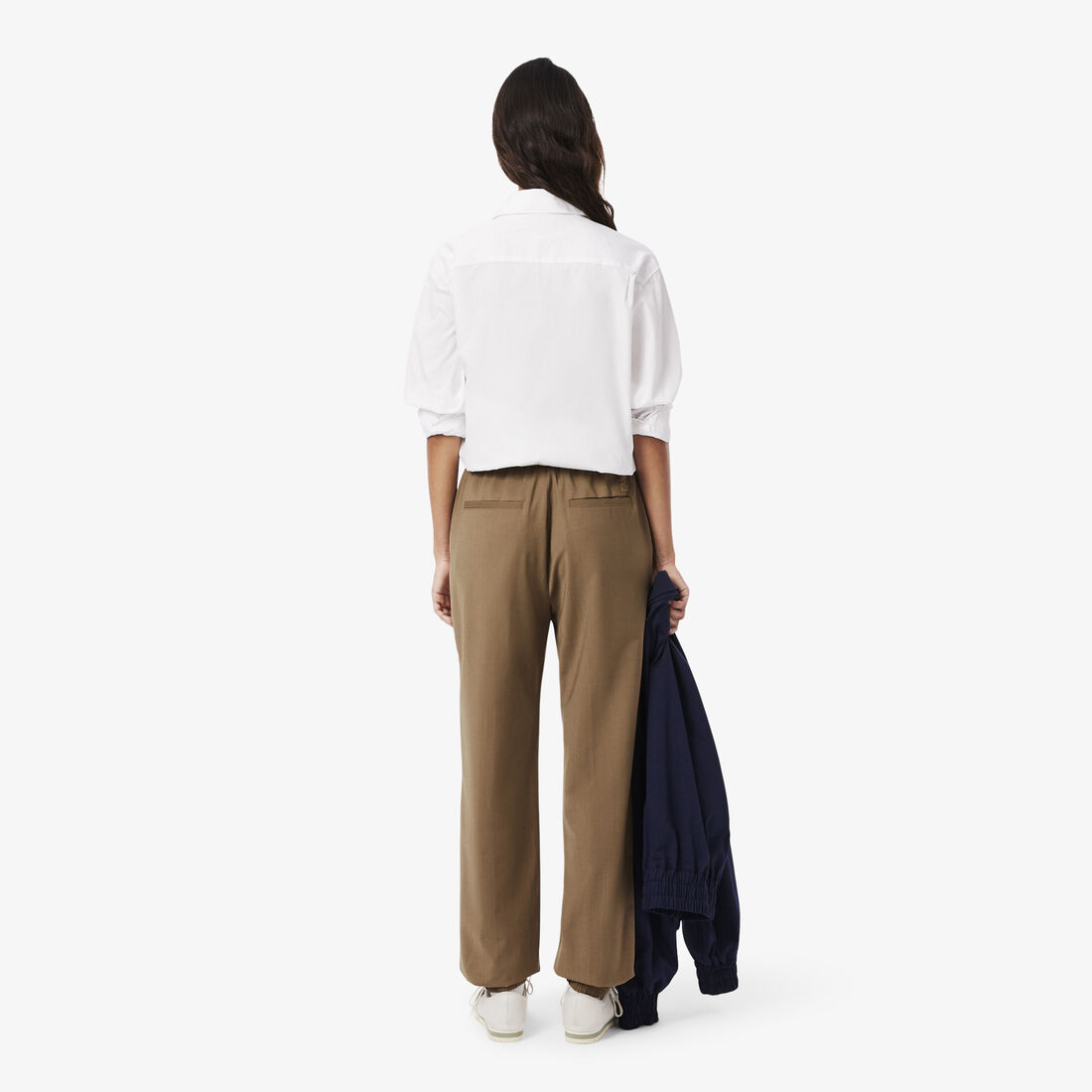 بنطال رياضي كبير الحجم من مزيج الصوف بنطال رياضي كبير الحجم من مزيج الصوف