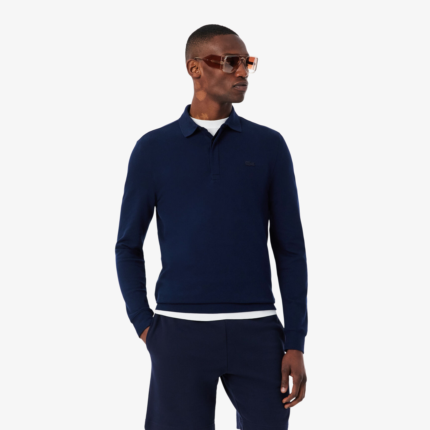 قميص بولو بيكيه باريسي بقصة عادية