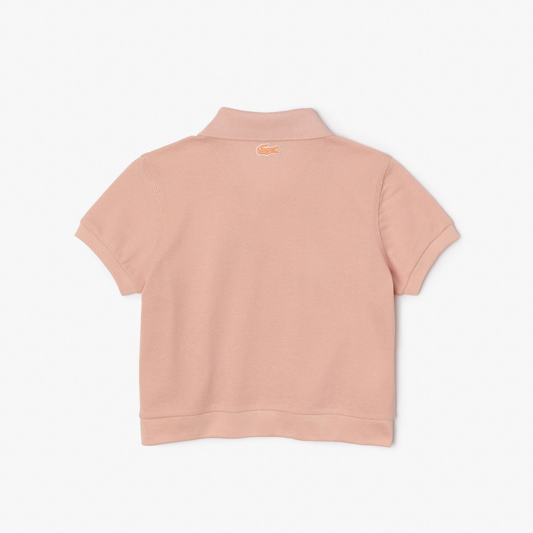 boys  lacoste organic cotton branded polo shirt