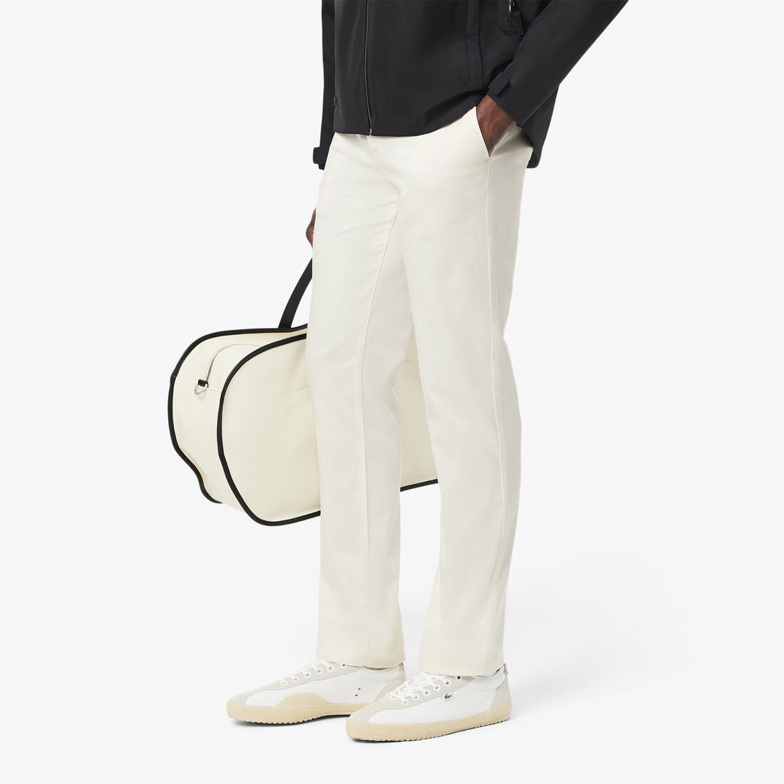 بنطال تشينو قطني مطاطي بقصّة ضيقة بنطال تشينو قطني مطاطي بقصّة ضيقة