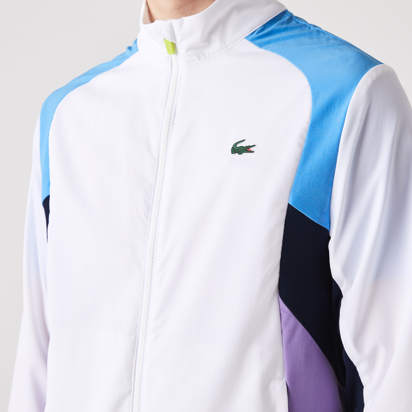 بدلة رياضية تنس بتصميم مقسم بألوان للرجال مجموعة Lacoste SPORT بدلة رياضية تنس بتصميم مقسم بألوان للرجال مجموعة Lacoste SPORT