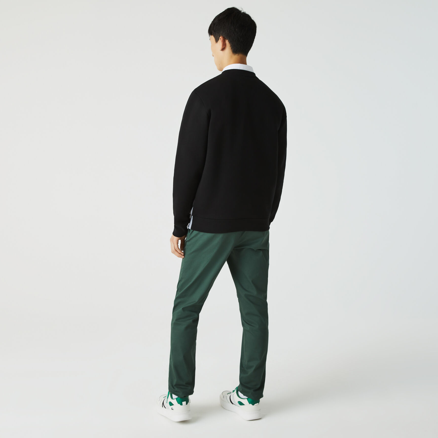 Men’s Lacoste Branded Color-Block Sweatshirt