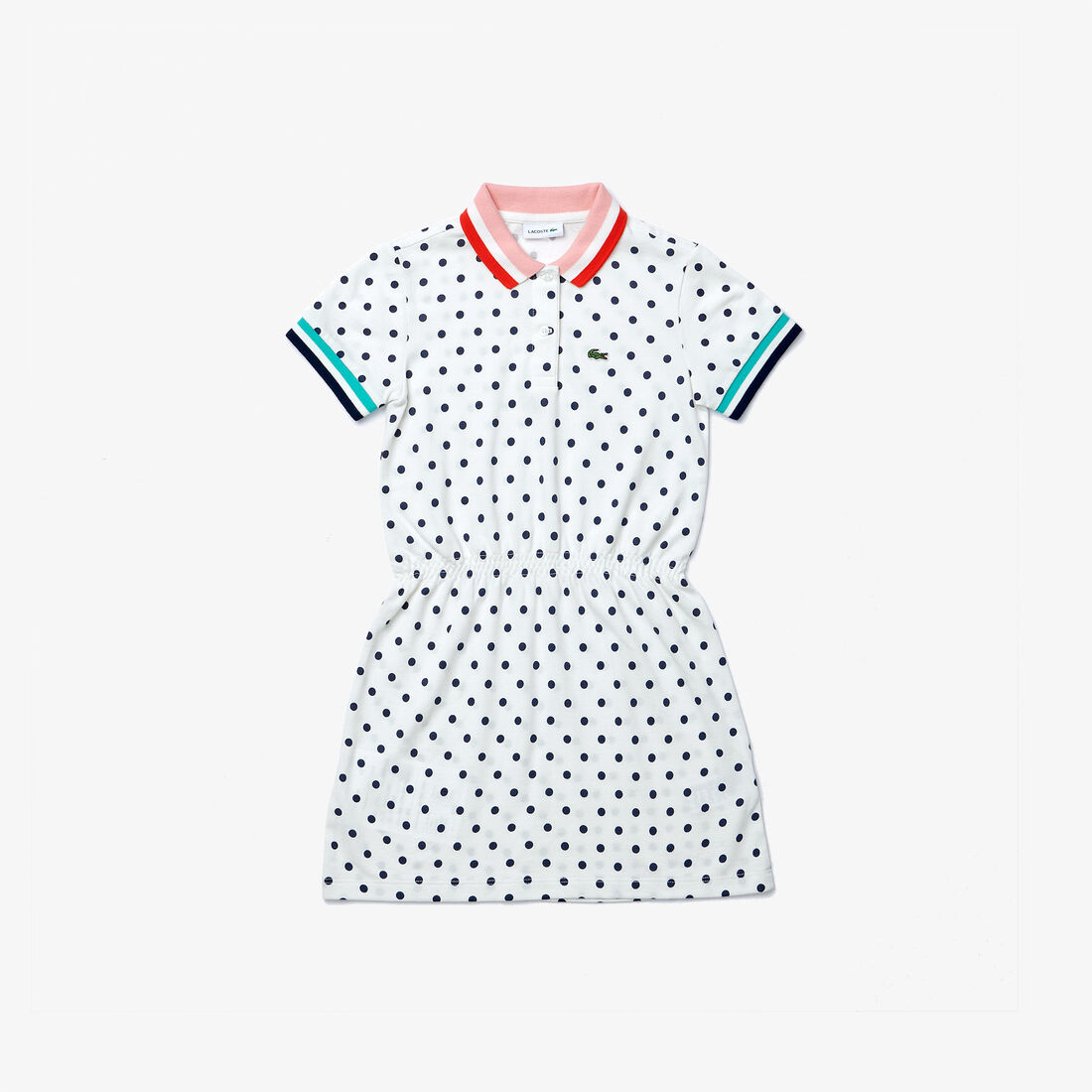 Girls’ Polka Dot Cotton Piqué Polo Dress Girls’ Polka Dot Cotton Piqué Polo Dress