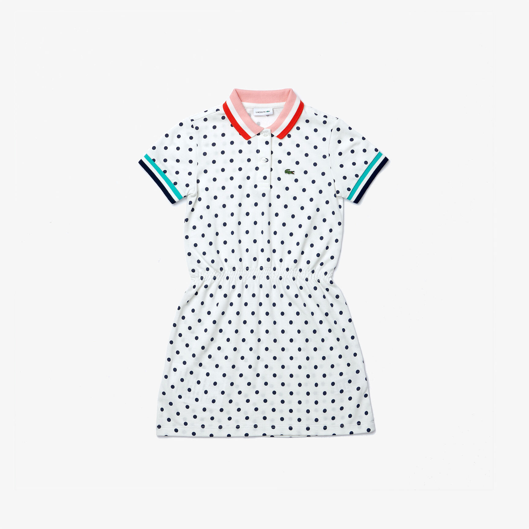 Girls’ Polka Dot Cotton Piqué Polo Dress Girls’ Polka Dot Cotton Piqué Polo Dress