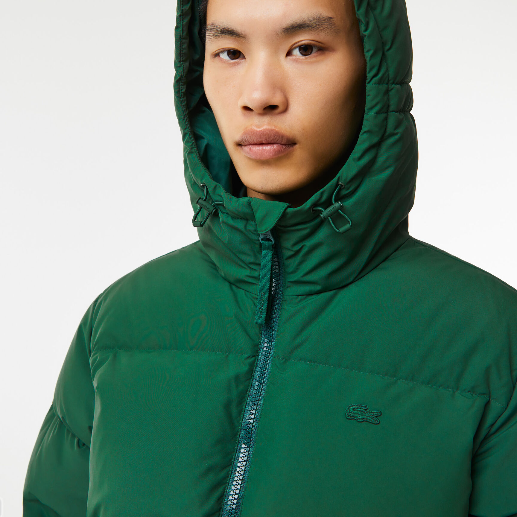 Men's Lacoste Quilted Water-Repellent Short Jacket Men's Lacoste Quilted Water-Repellent Short Jacket