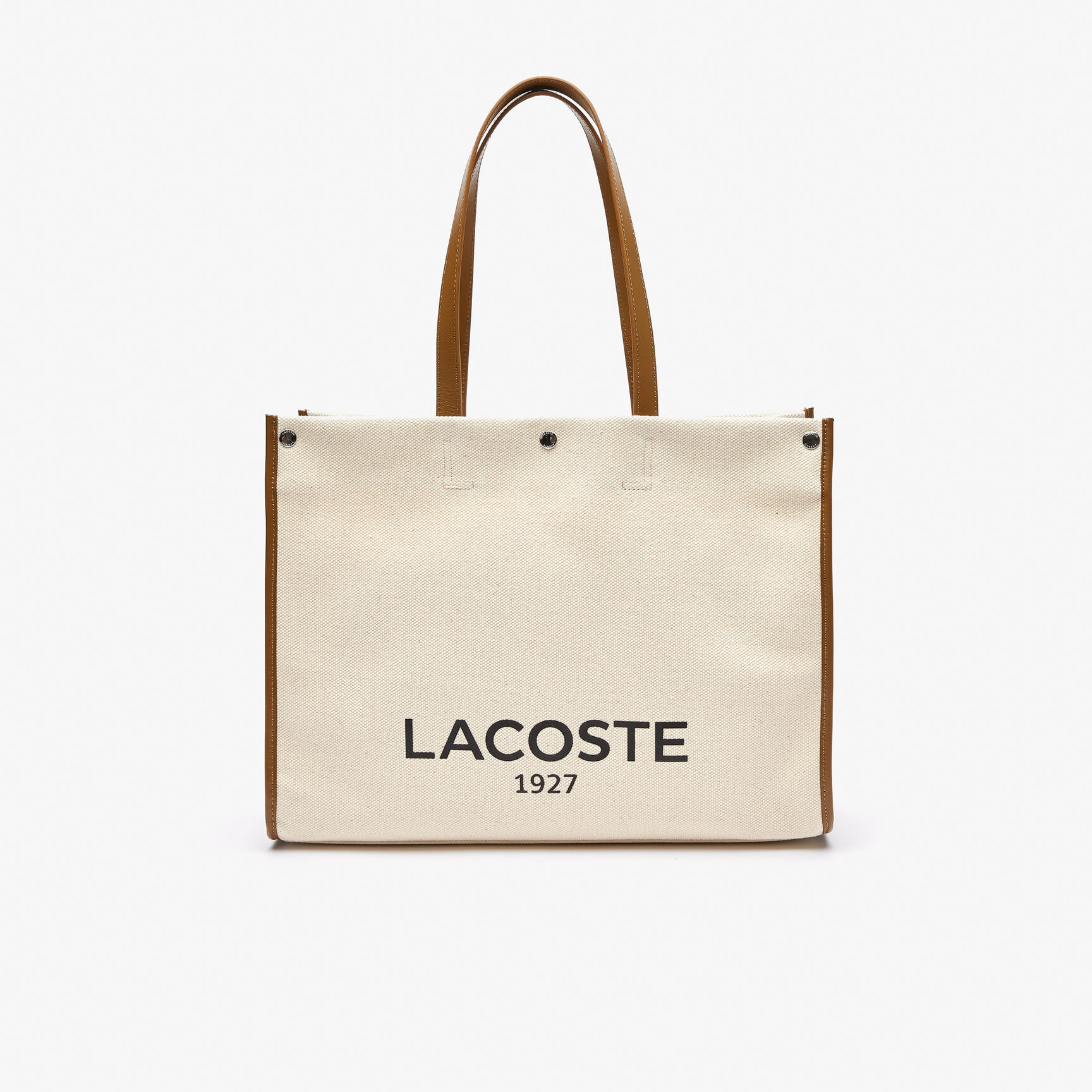 حقيبة يد مربعة قنب قطن بشعار الماركة للنساء مجموعة Héritage Canvas حقيبة يد مربعة قنب قطن بشعار الماركة للنساء مجموعة Héritage Canvas