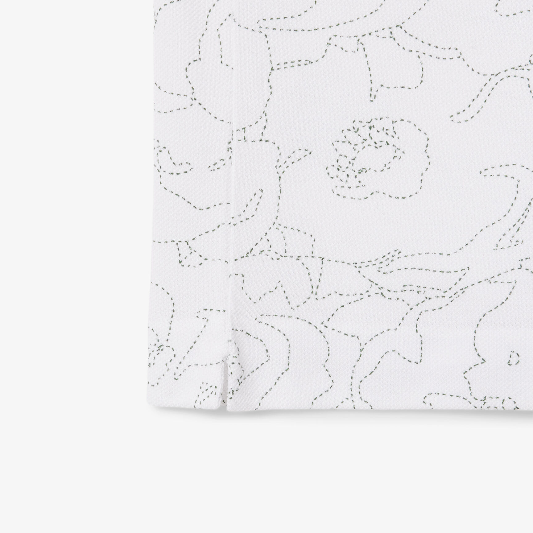 Original L.12.12 Flower Print Polo Shirt Original L.12.12 Flower Print Polo Shirt