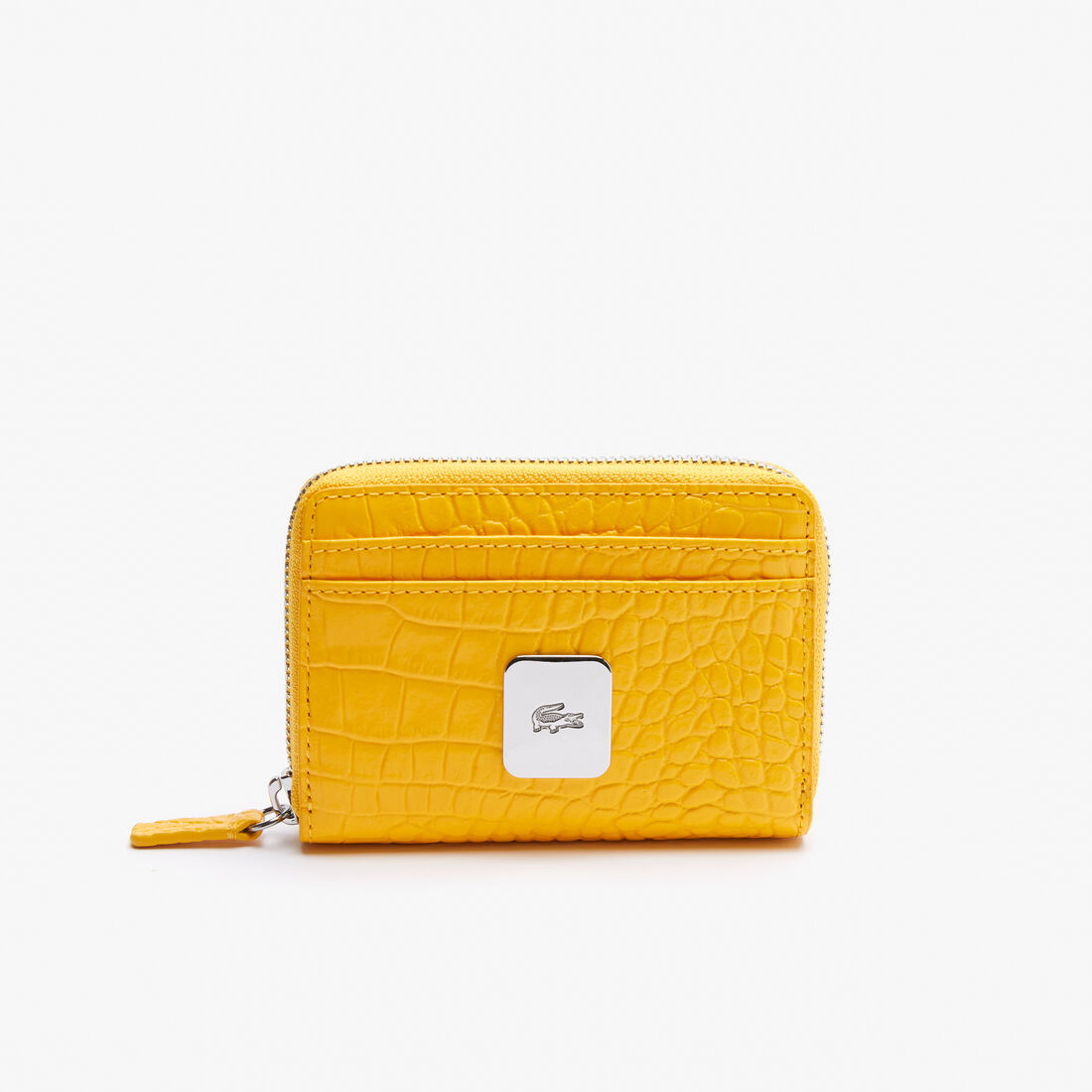 Women's Amelia Zippered Embossed Leather Small Wallet