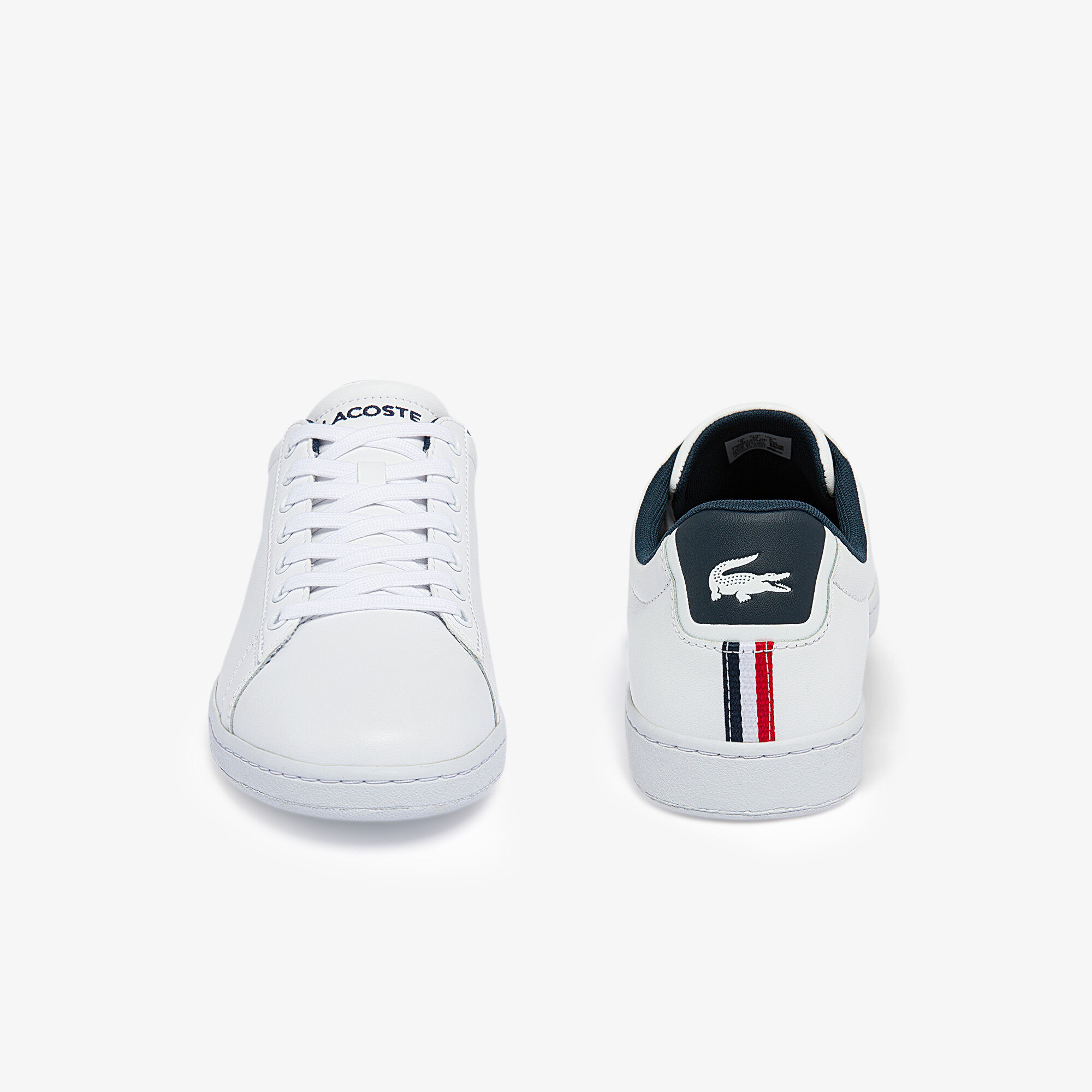 Buy Men s Carnaby Evo Leather and Synthetic Trainers Lacoste EG
