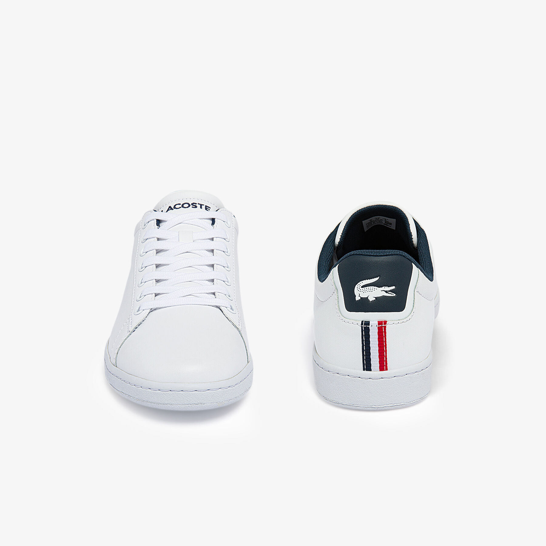 Men's Carnaby Evo Leather and Synthetic Trainers lacoste men s carnaby evo leather and synthetic trainers