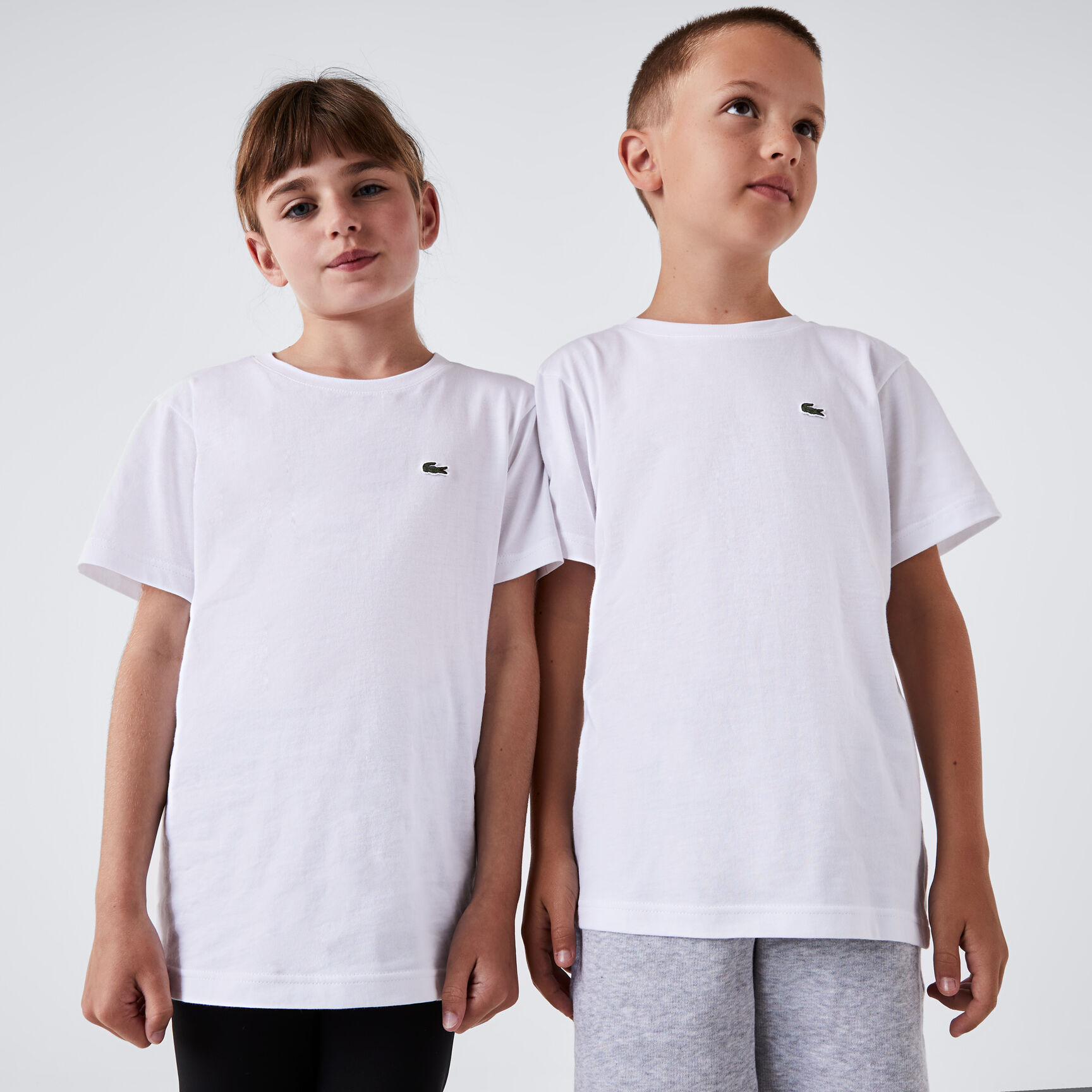 Kids' Crew Neck Cotton Jersey T-shirt