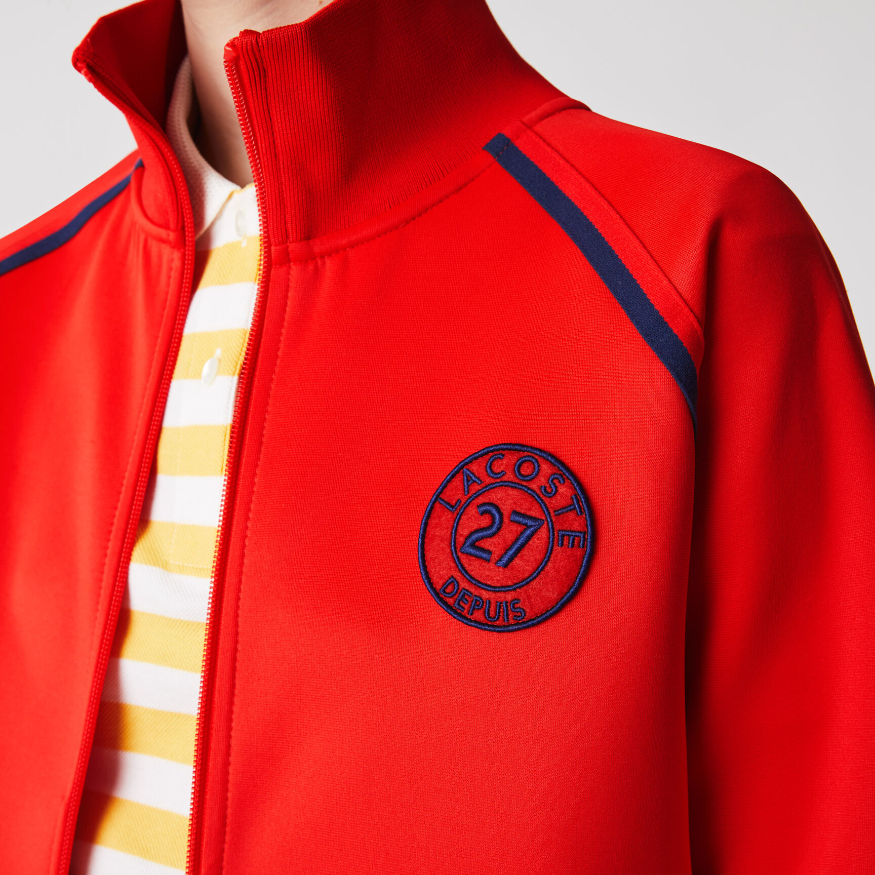 Women&rsquo;s Stand-Up Collar Vintage Style Zip Sweatshirt