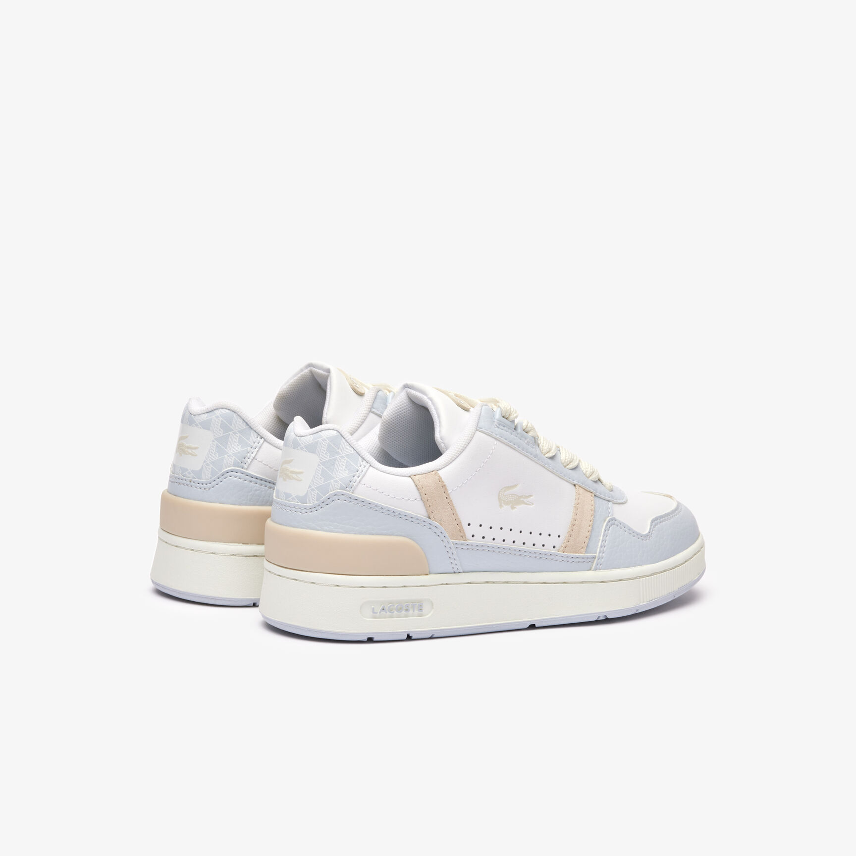 سنيكرز تي كليب جلد مزين بشعار الماركة للنساء سنيكرز تي كليب جلد مزين بشعار الماركة للنساء