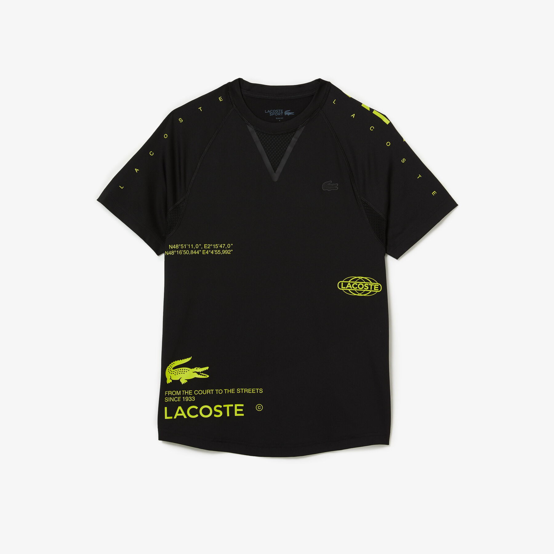 لاكوست تيشيرت جيرسيه مطاطية للرجال مجموعة lacoste sport