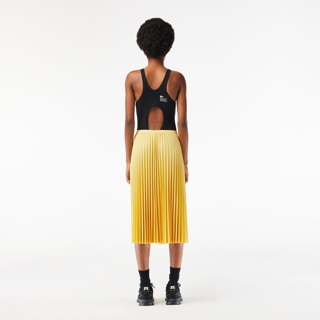 تنورة نسائية بطيات بخصر مطاطي تنورة نسائية بطيات بخصر مطاطي