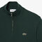 Zipped High Neck Cotton Sweater lacoste zipped high neck cotton sweater