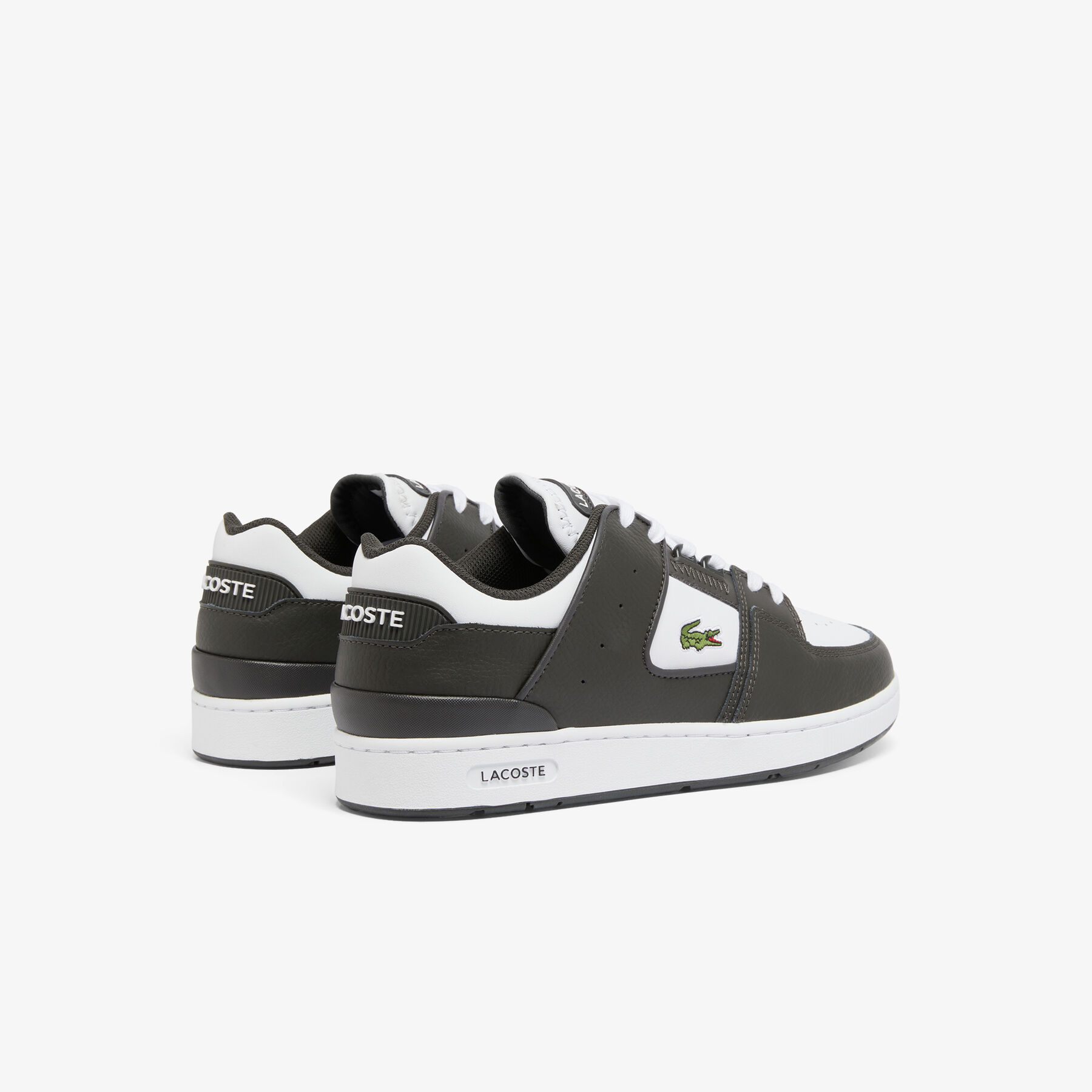 lacoste men s court cage leather sneakers