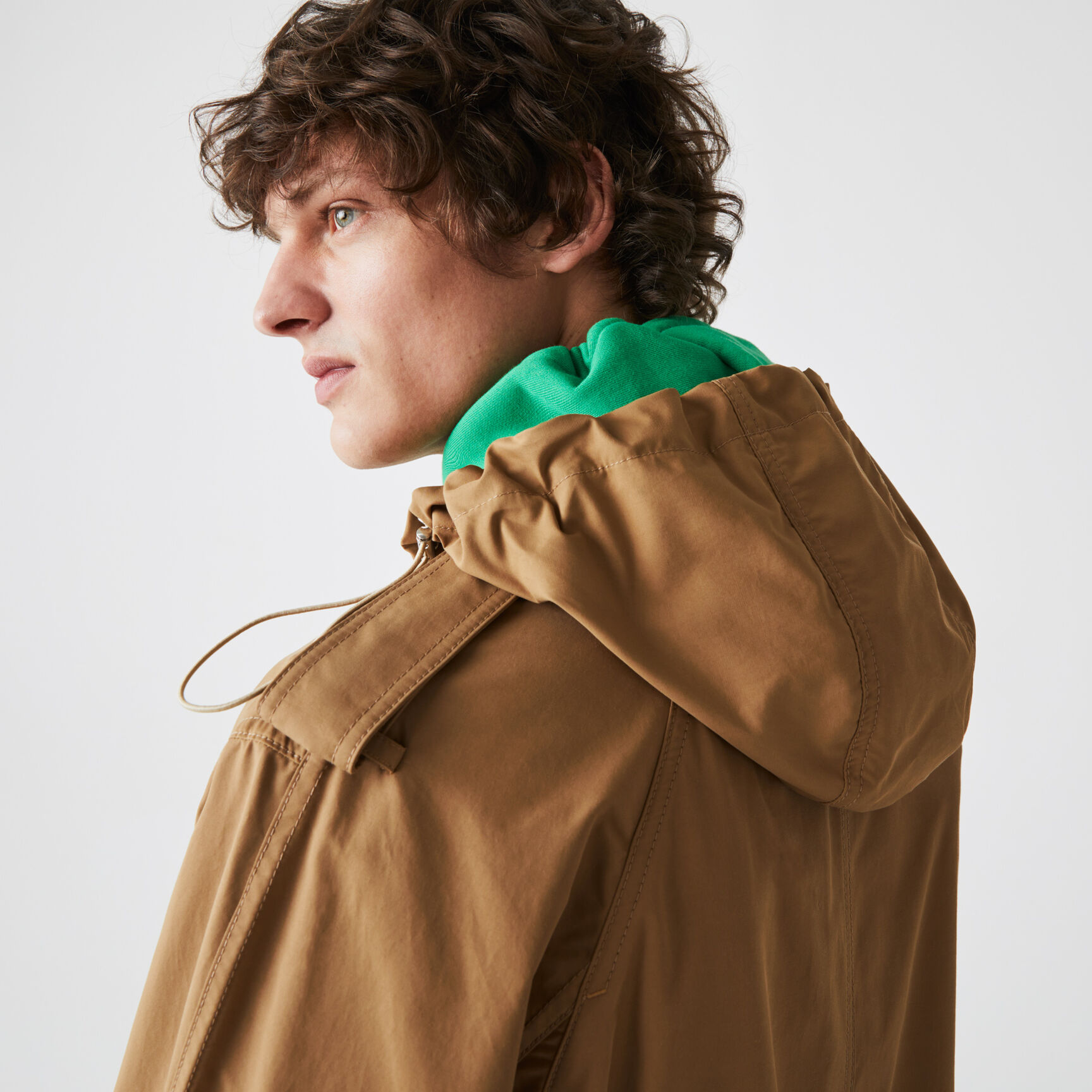 Unisex Solid Lightweight Canvas Trench Coat Unisex Solid Lightweight Canvas Trench Coat