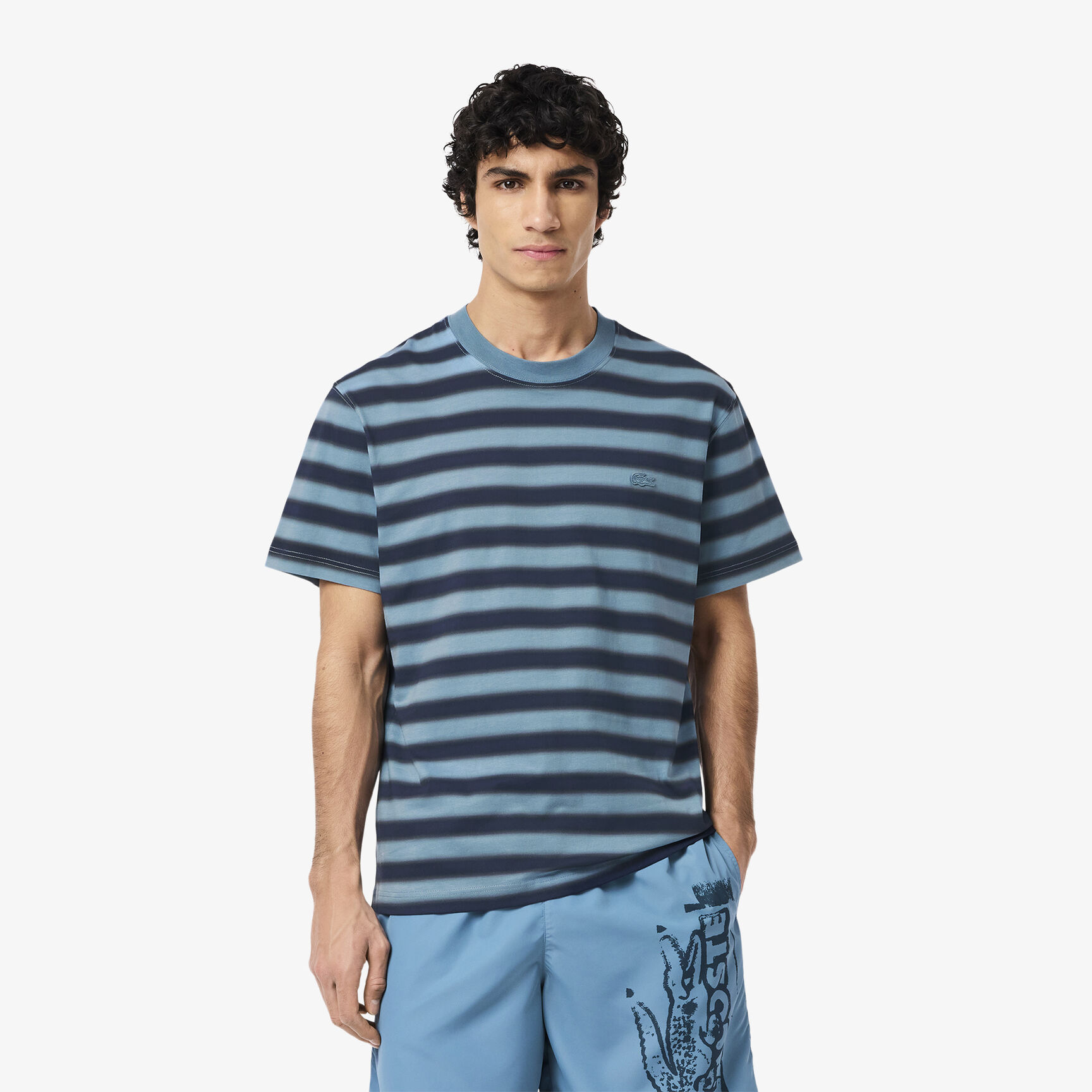 Stripe Print Jersey T-shirt