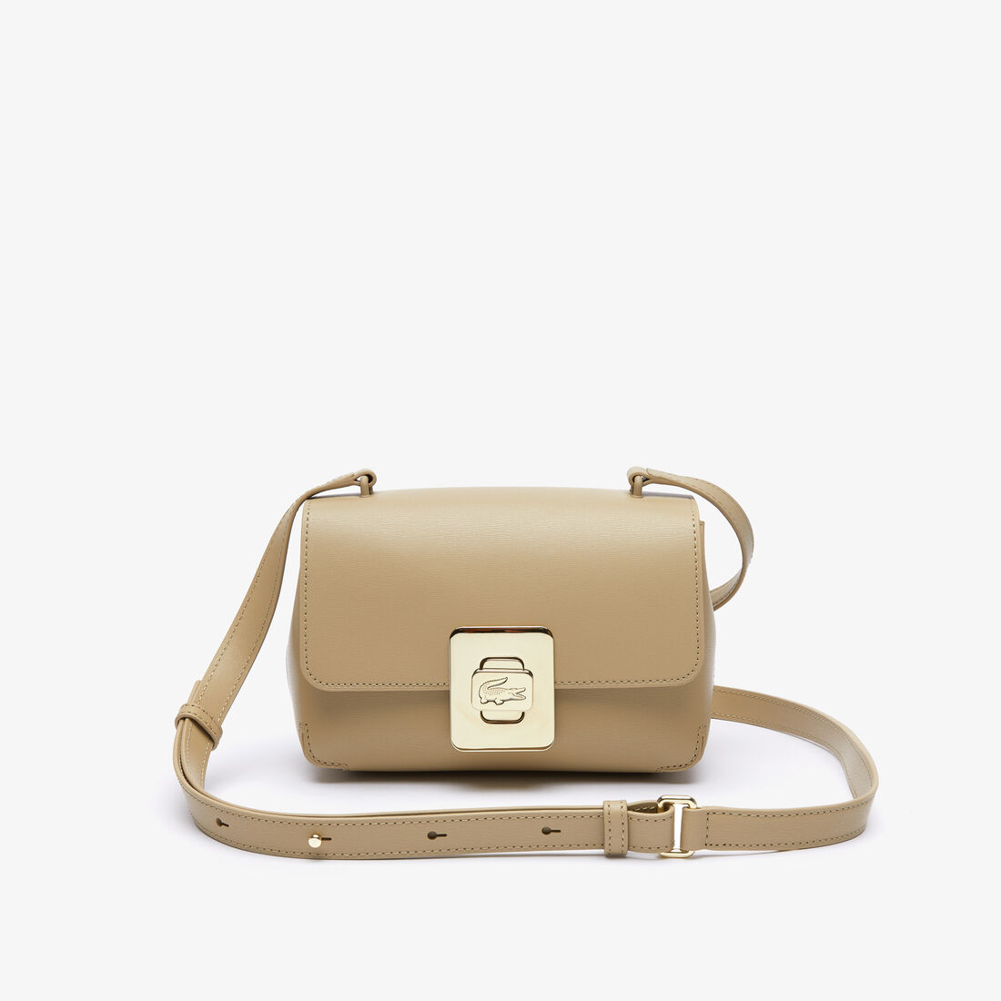 Buy Women's Amelia Engraved Metal Clasp Leather Handbag Lacoste EG