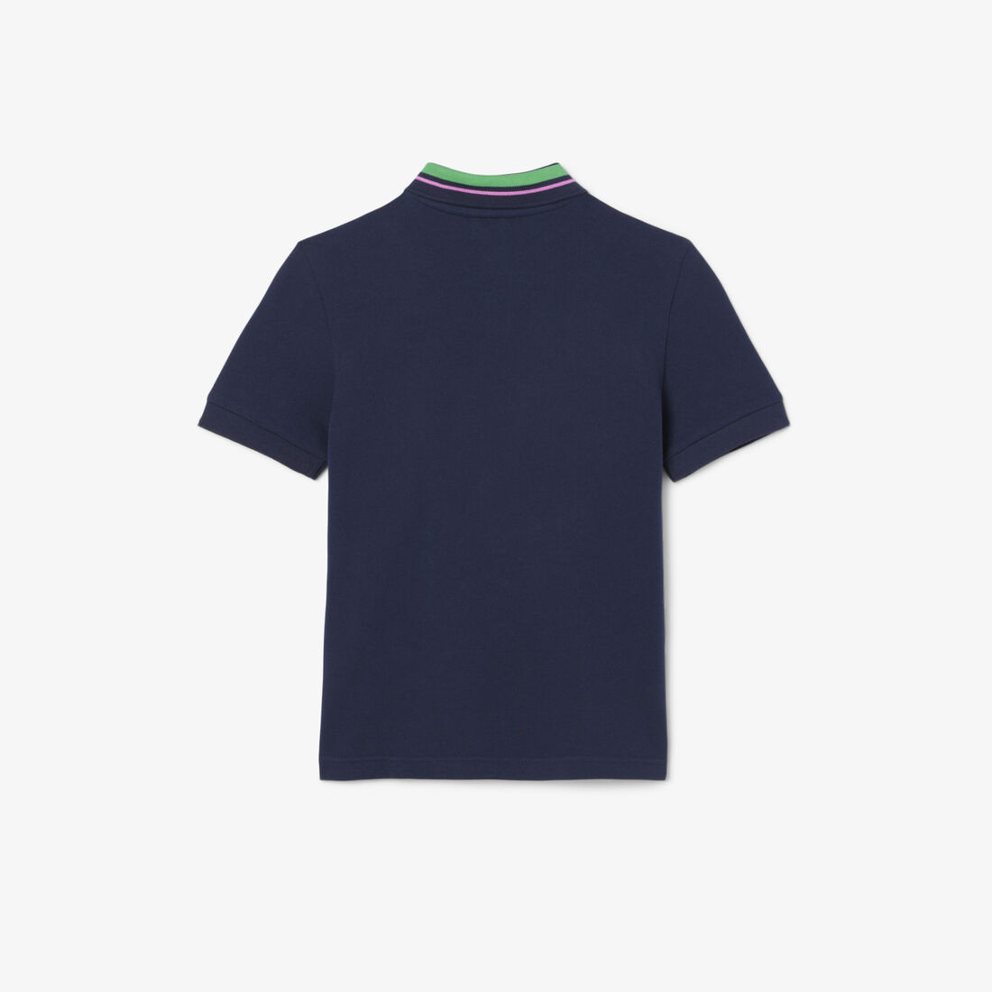 Stripe Collar Petit Pique Polo Shirt Stripe Collar Petit Pique Polo Shirt