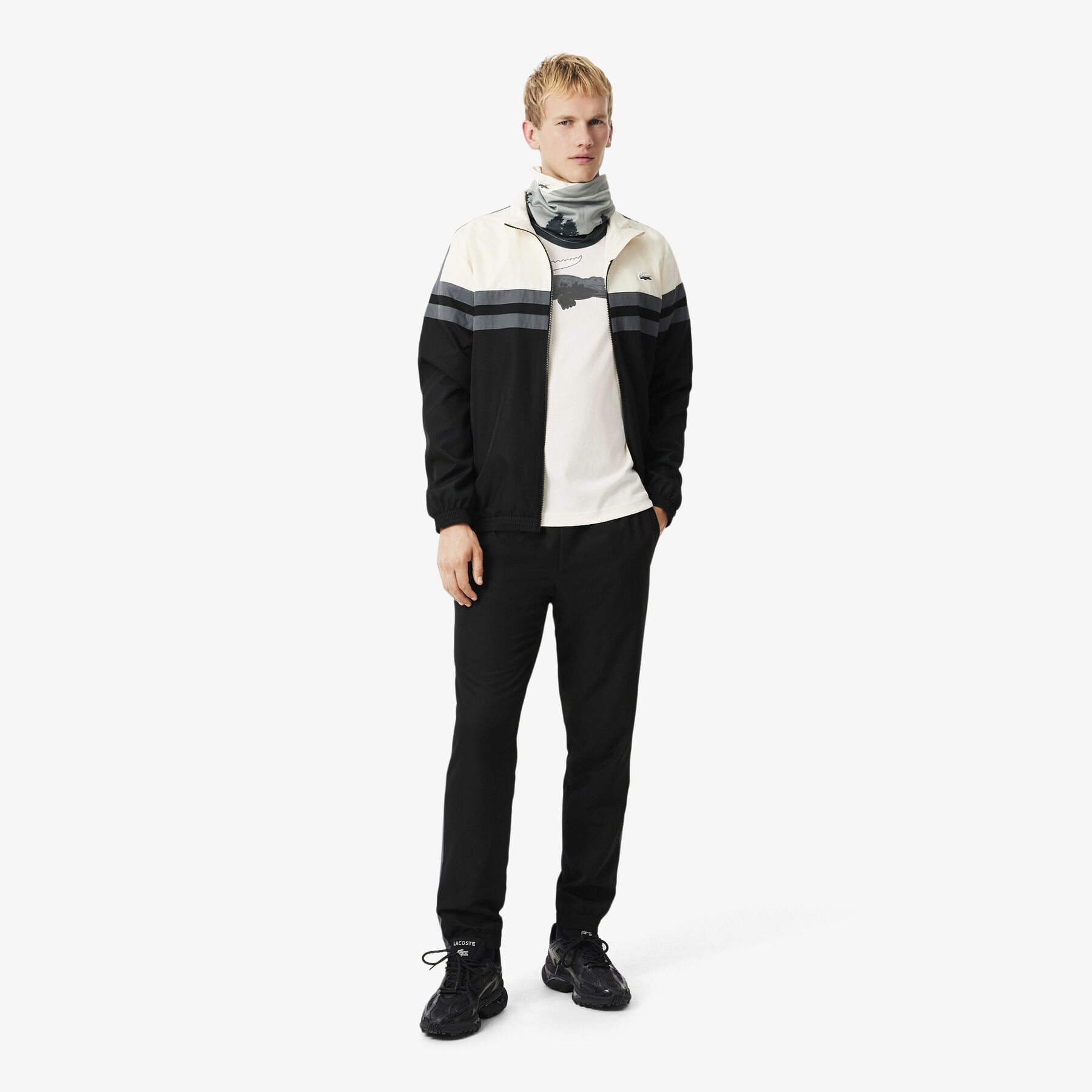 lacoste sport ultra dry landscape crocodile t shirt