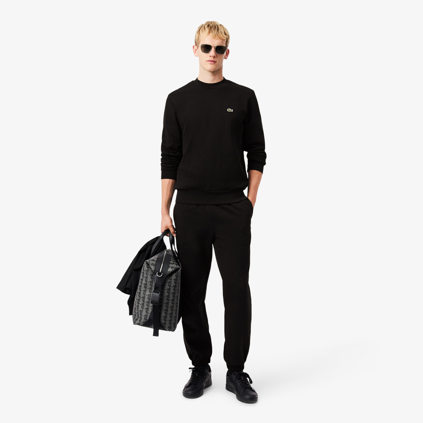 men s lacoste brushed fleece jogger trackpants