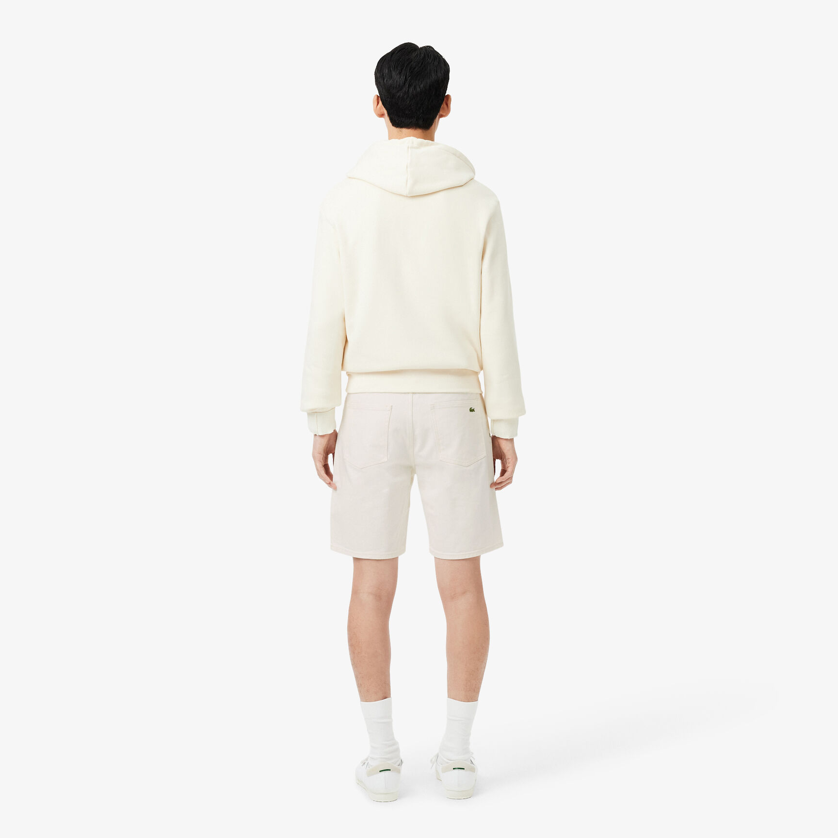 Straight Fit Denim Bermuda Shorts