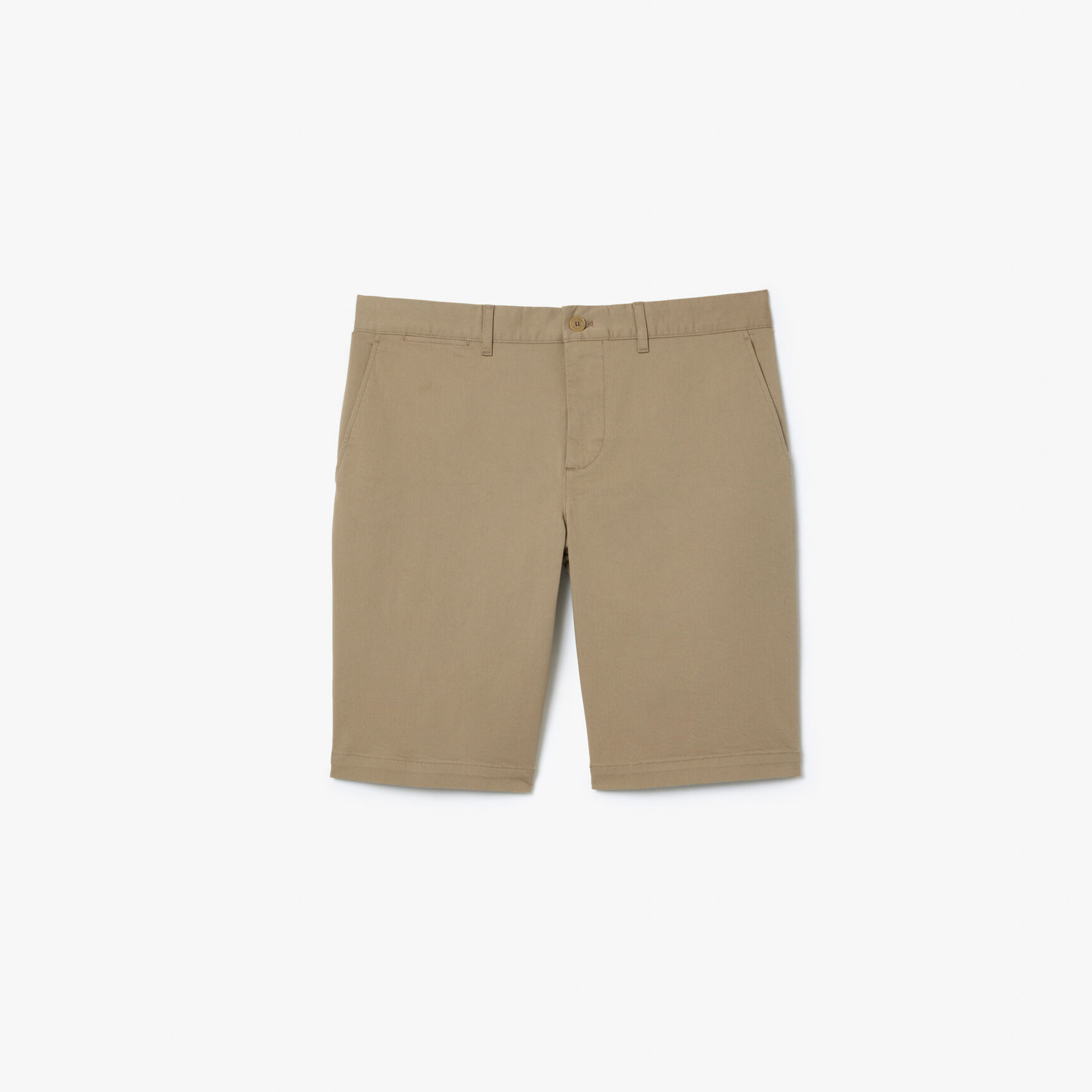 Slim Fit Stretch Cotton Chino Shorts