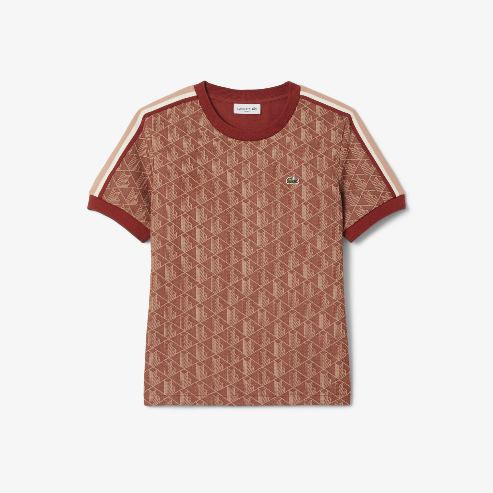 Slim Fit Monogram Jacquard T-shirt
