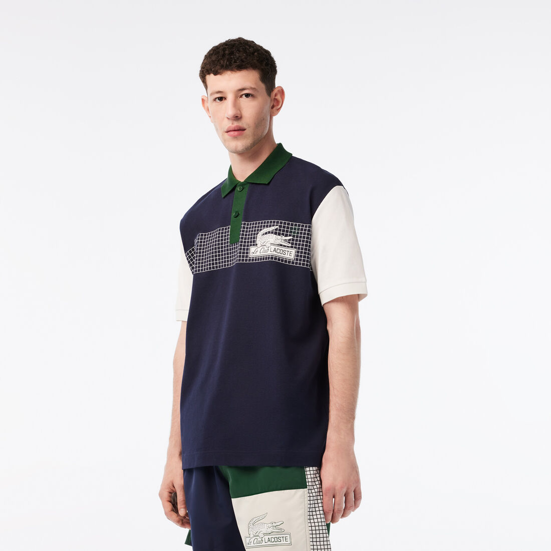 Men's Lacoste Loose Fit Organic Cotton Polo Shirt