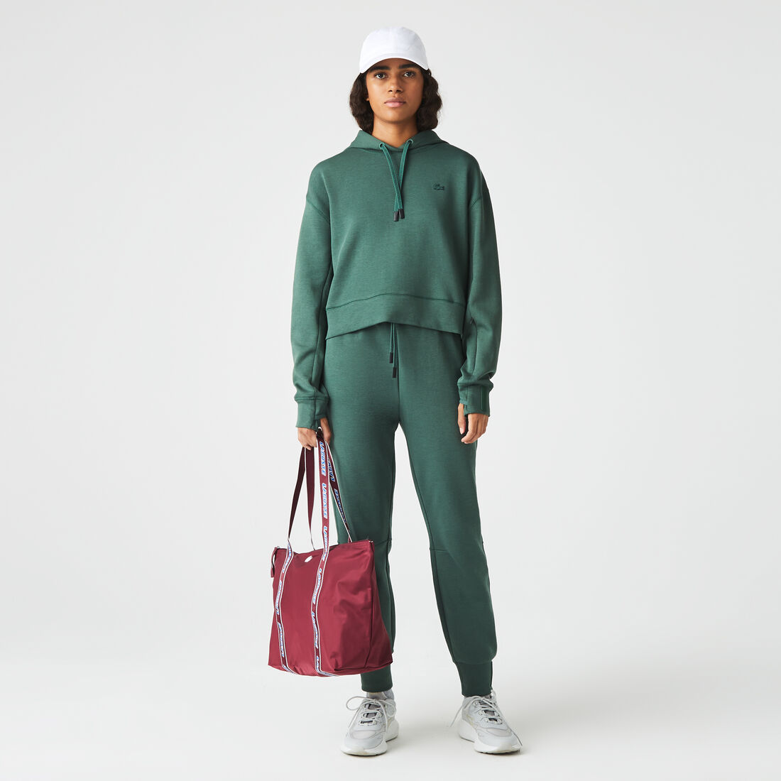 Women's Lacoste Color-Block Branded Handle Shopping Bag Women's Lacoste Color-Block Branded Handle Shopping Bag