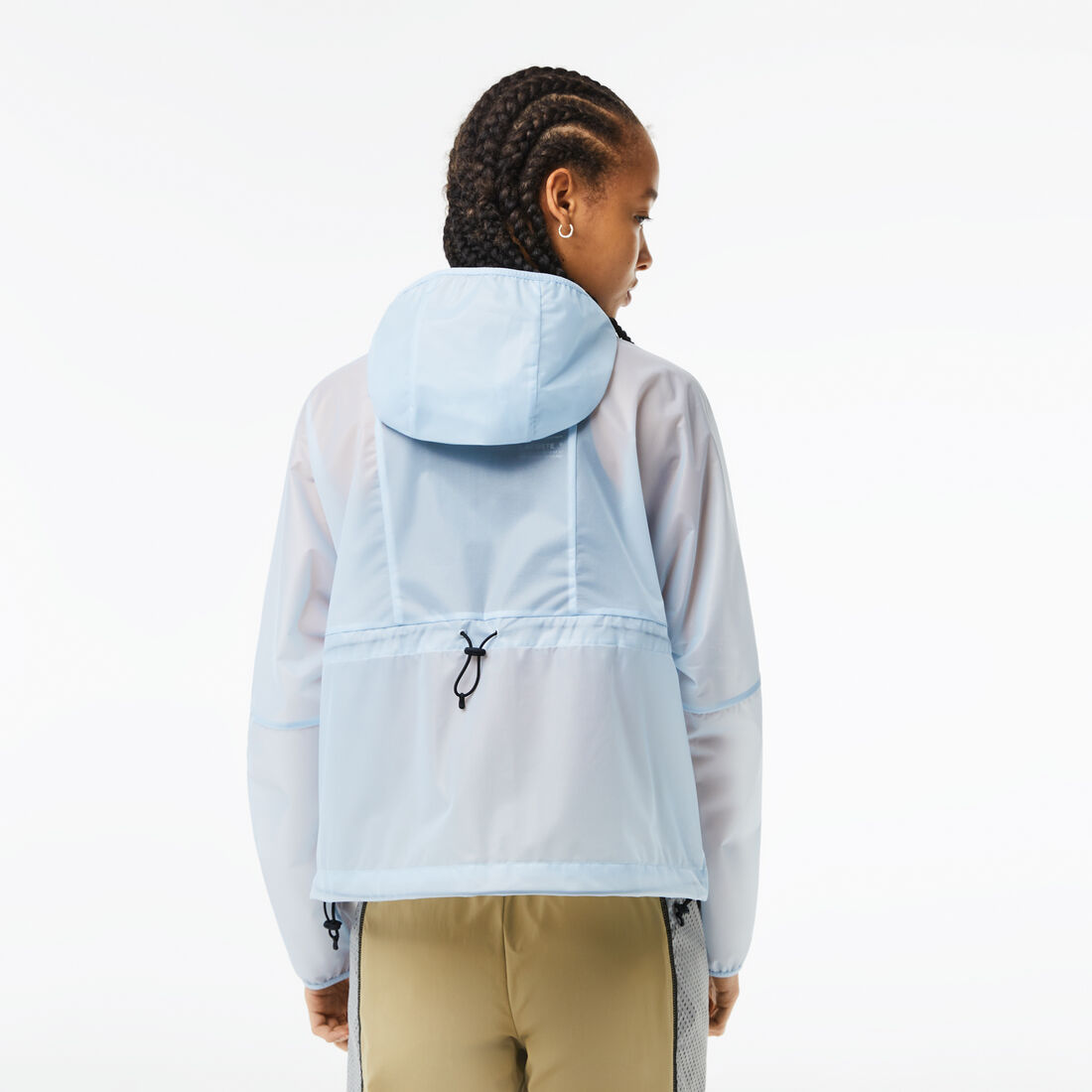 Women’s Lacoste Transparent Windbreaker Women’s Lacoste Transparent Windbreaker