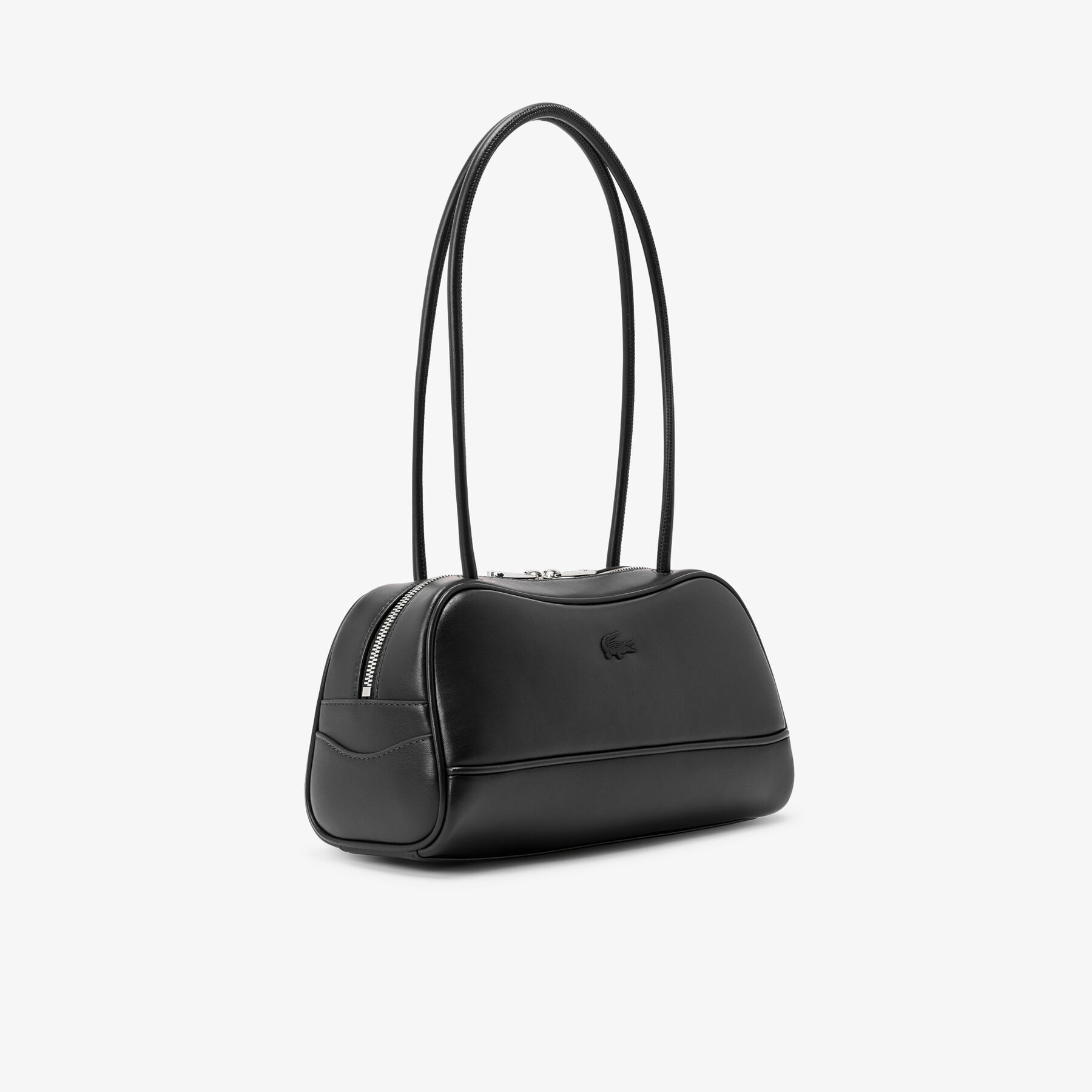 lacoste lora leather shoulder bag
