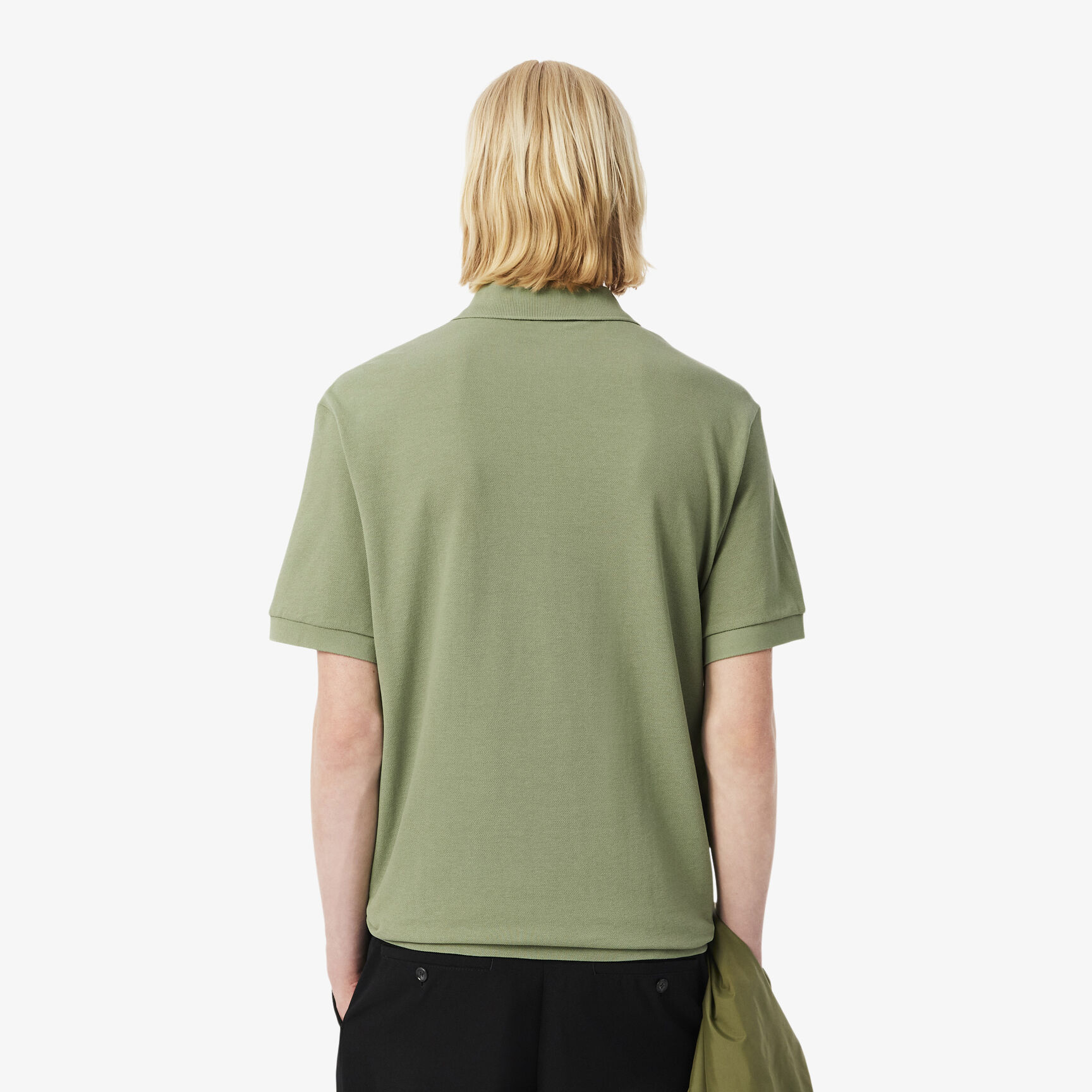 قميص بولو بيكيه ثقيل بقصّة فضفاضة