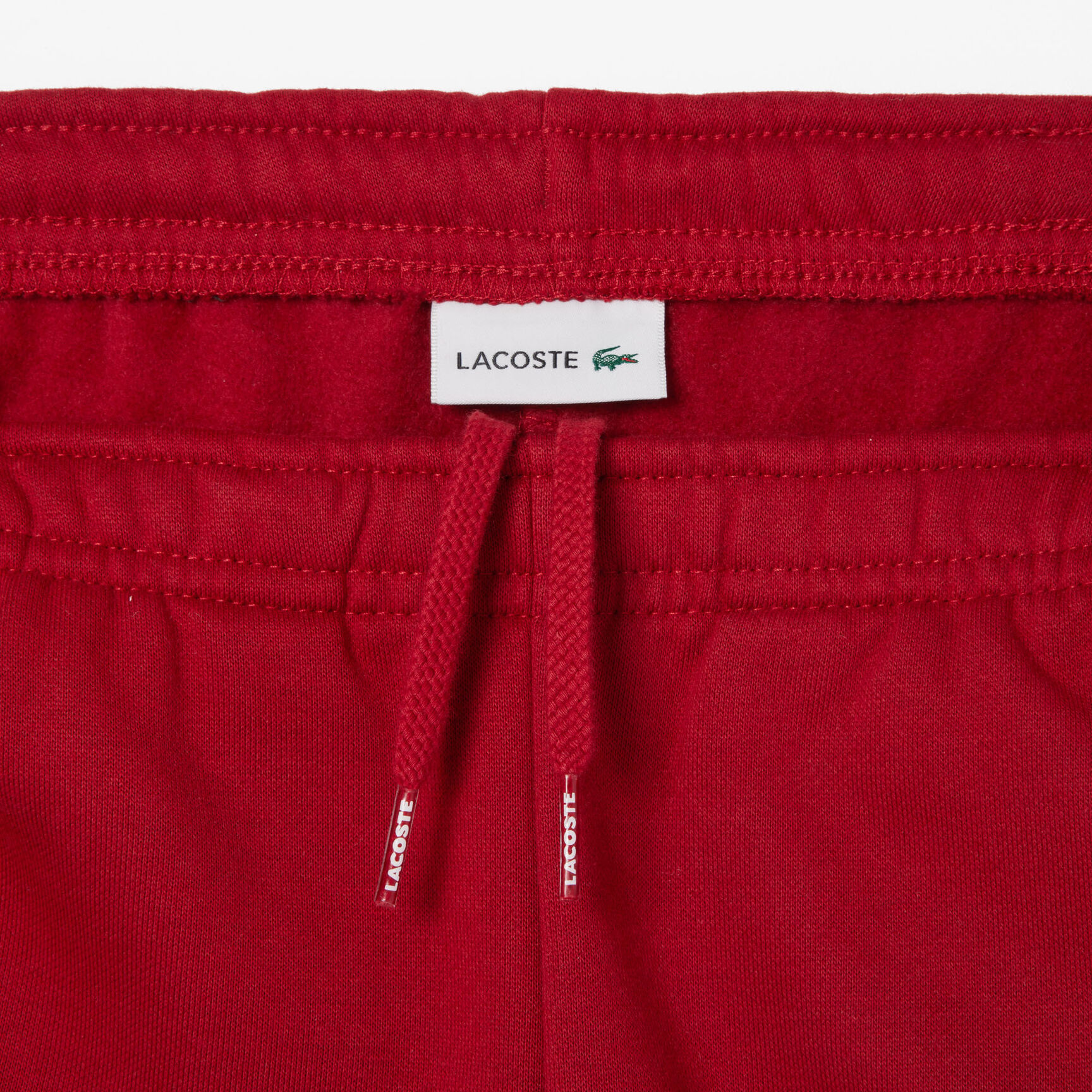 شورت لاكوست قطن عضوي بخطوط ملونة للأطفال