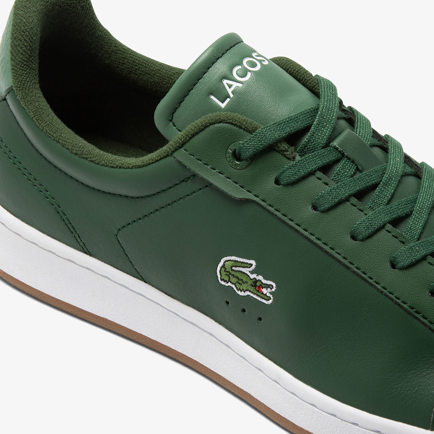 Men's Lacoste Carnaby Pro Leather Gum Sole Trainers men s lacoste carnaby pro leather gum sole trainers
