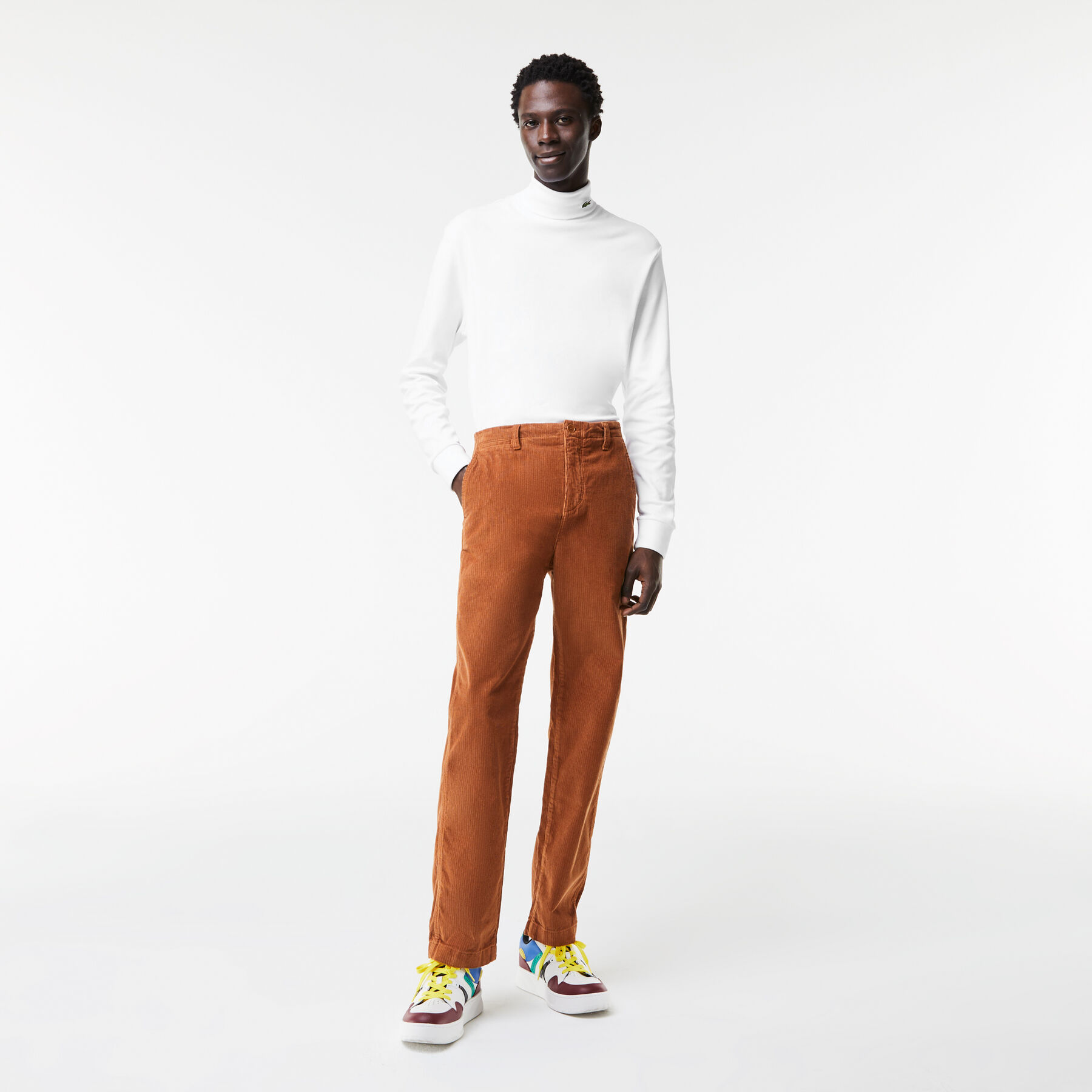 Men's Organic Cotton Turtleneck T-shirt lacoste men s organic cotton turtleneck t shirt