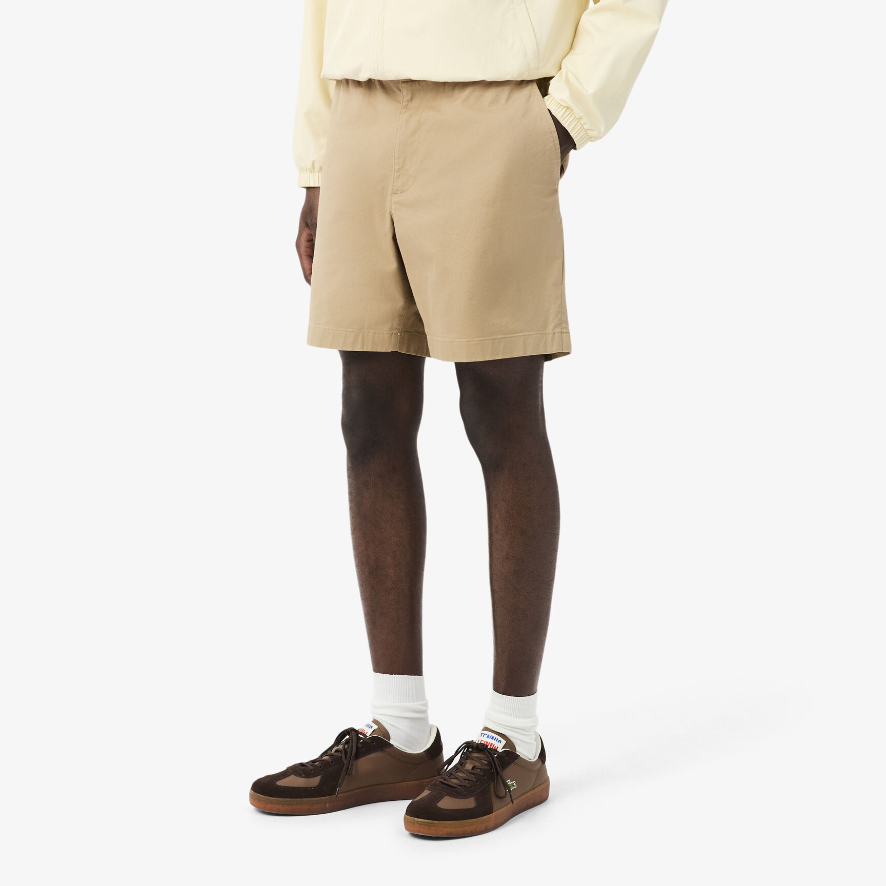 Regular Fit Stretch Cotton Shorts