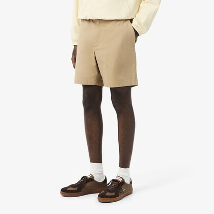 شورت قطني مطاطي بقصة عادية